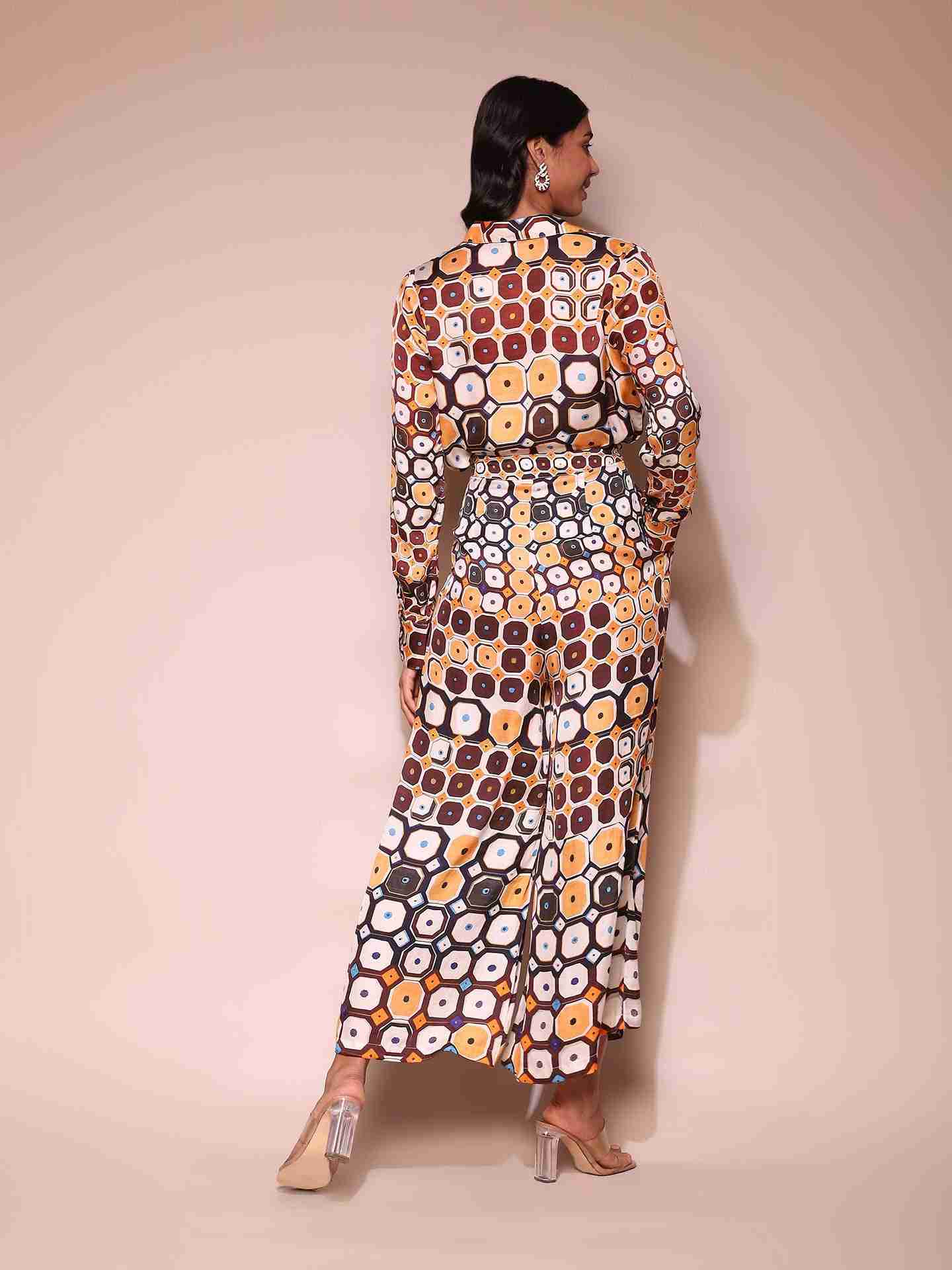 Brown Theodora Co-Ord Set