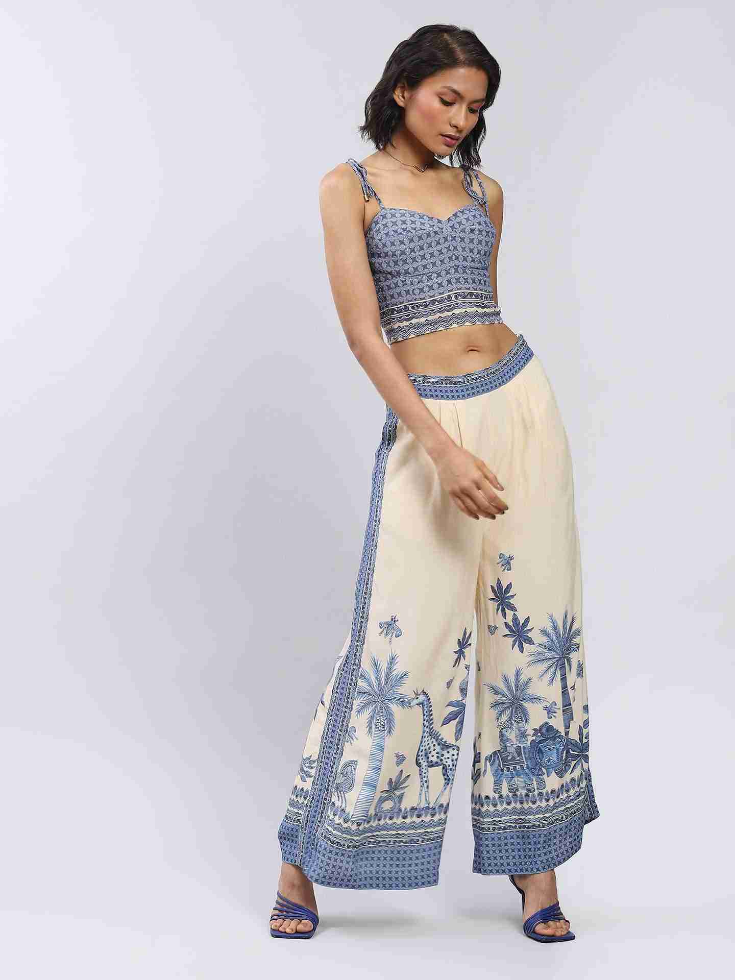 Ecru Toile De Juoy Co-Ord Set