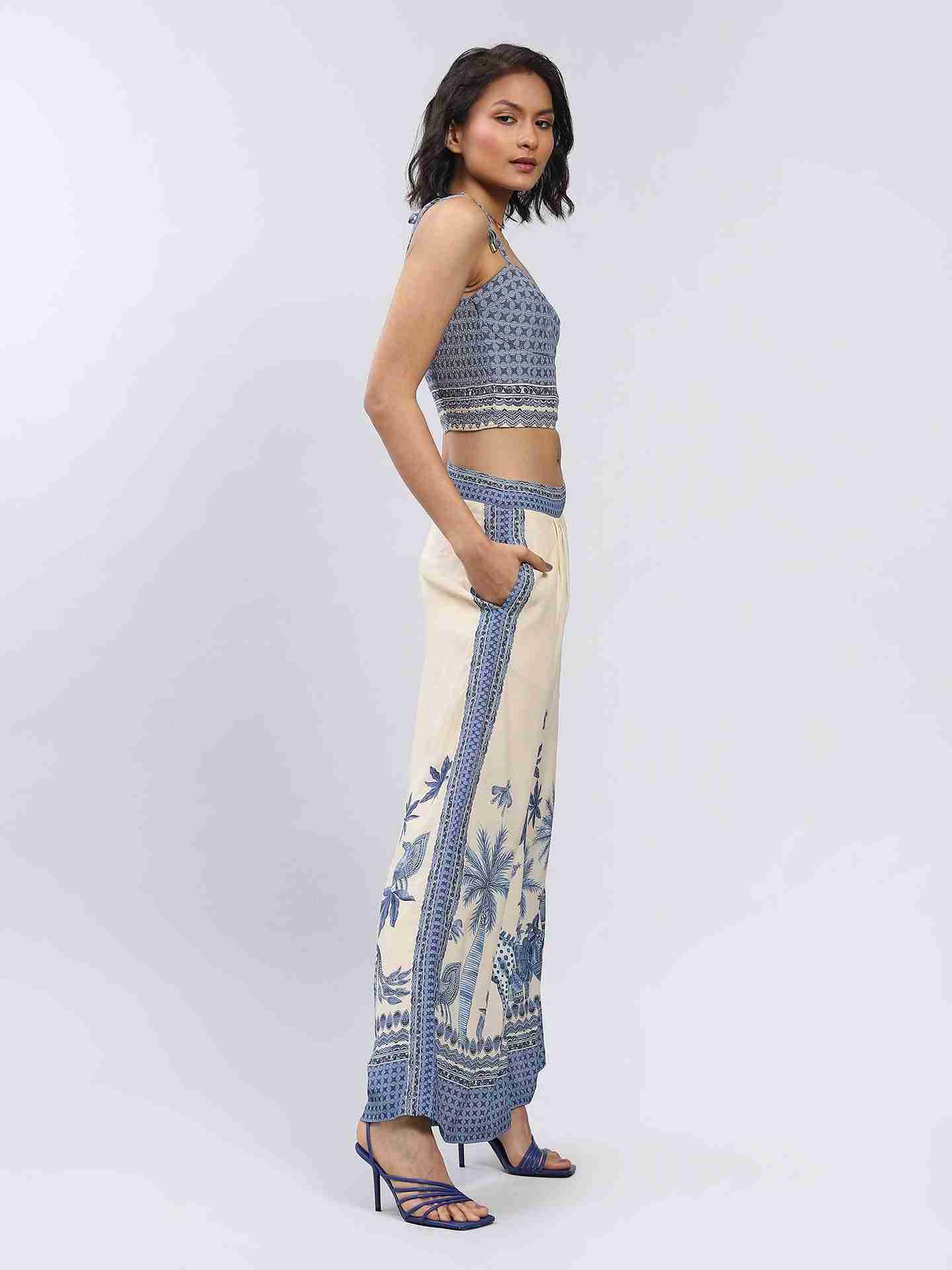 Ecru Toile De Juoy Co-Ord Set