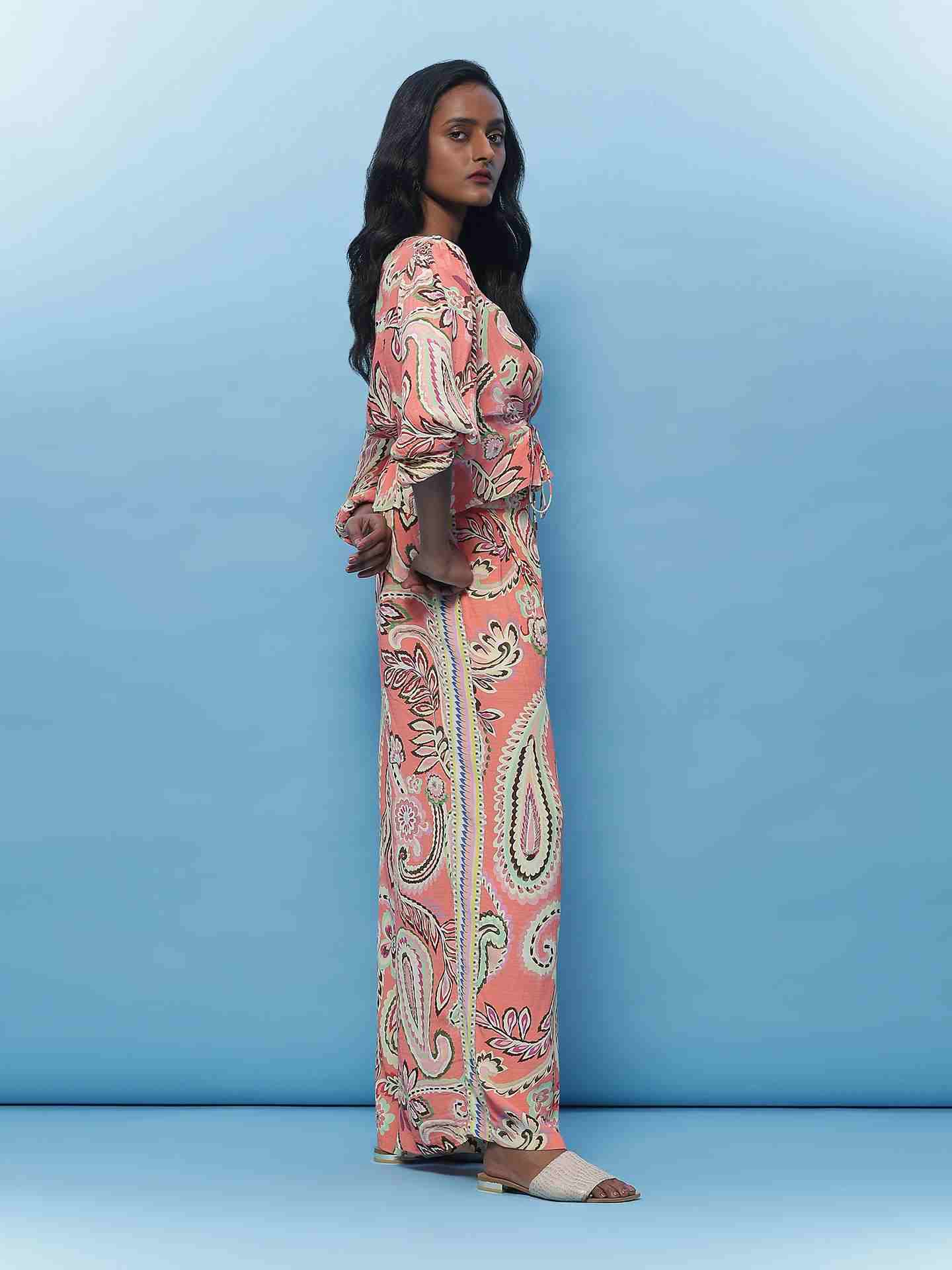 Coral Lorena Co-Ord Set