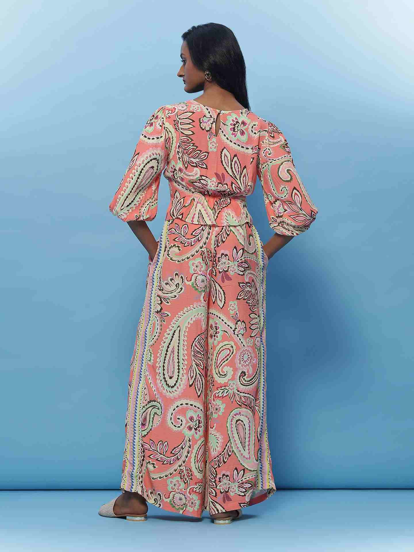 Coral Lorena Co-Ord Set