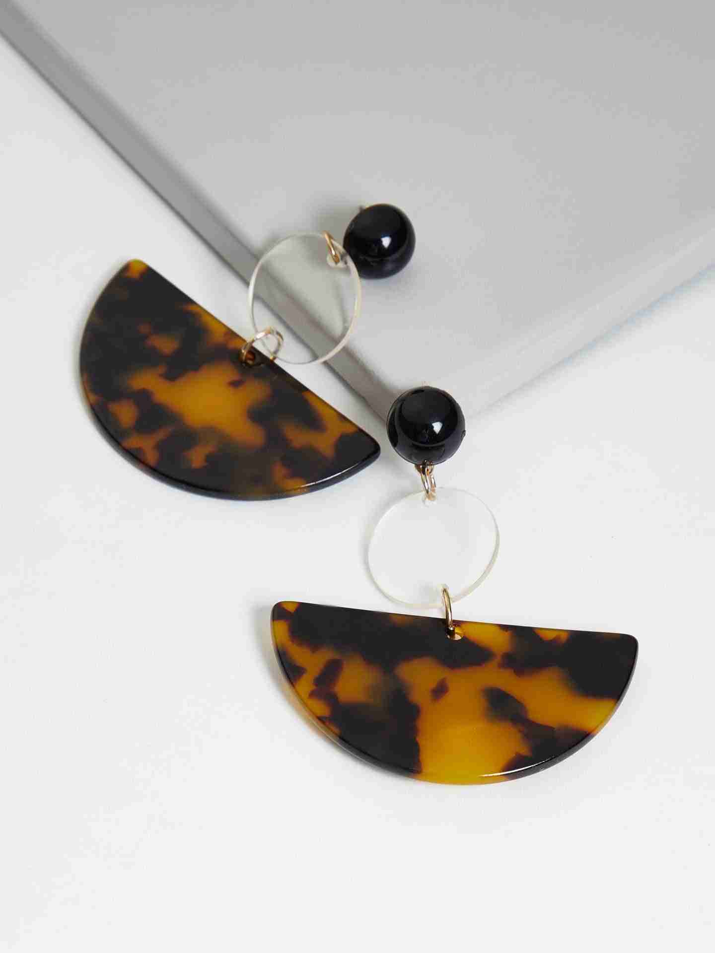 Brown Theia Selene Earrings