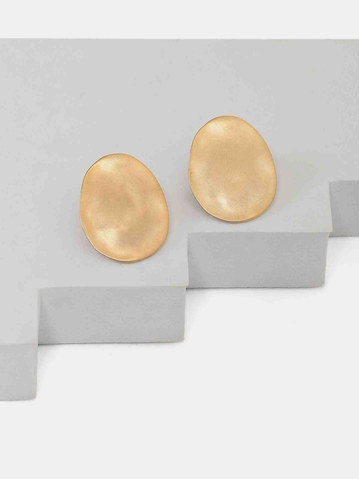 Gold Molten Muse Earrings