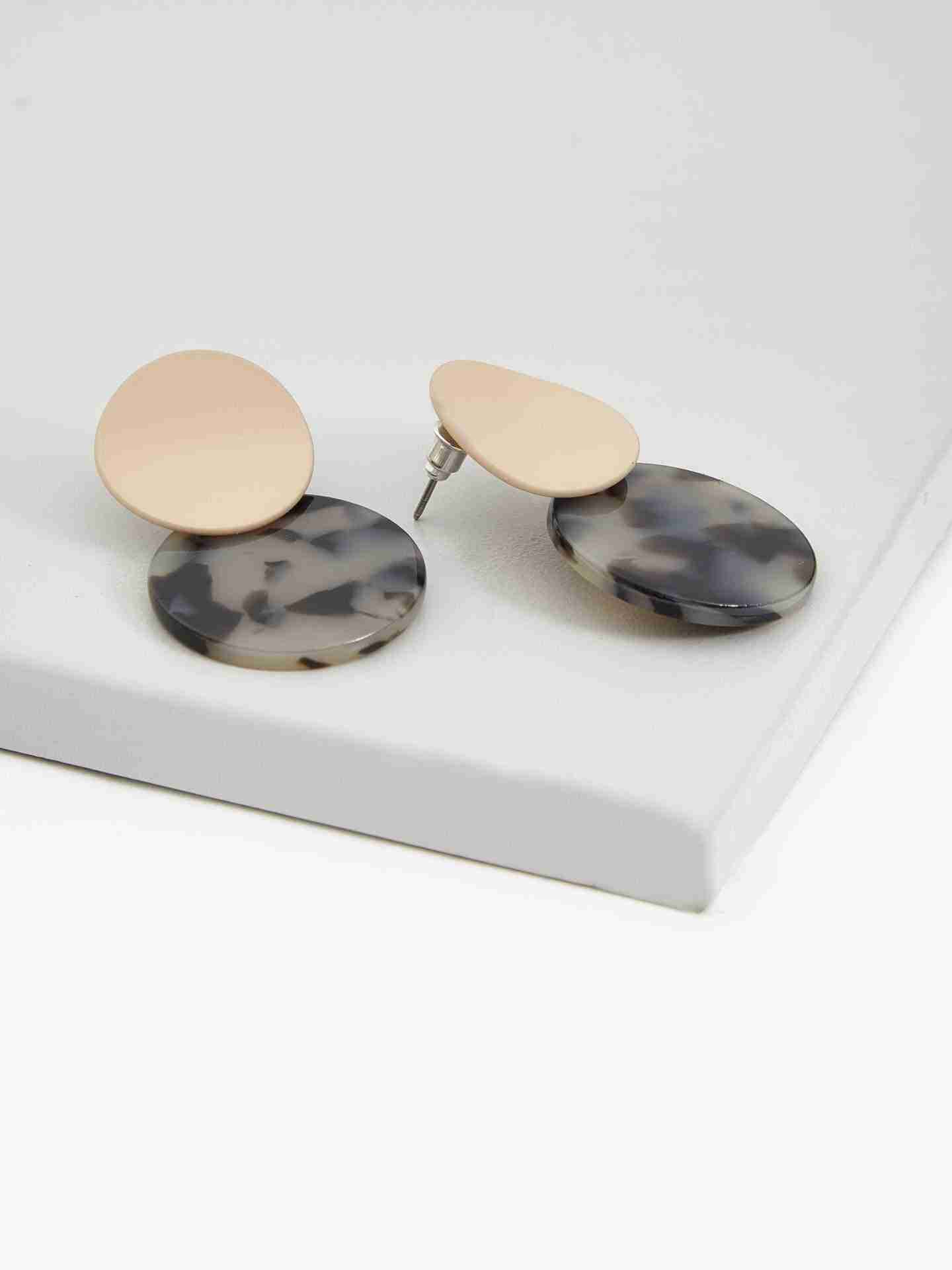 Grey Theia Theta Earrings