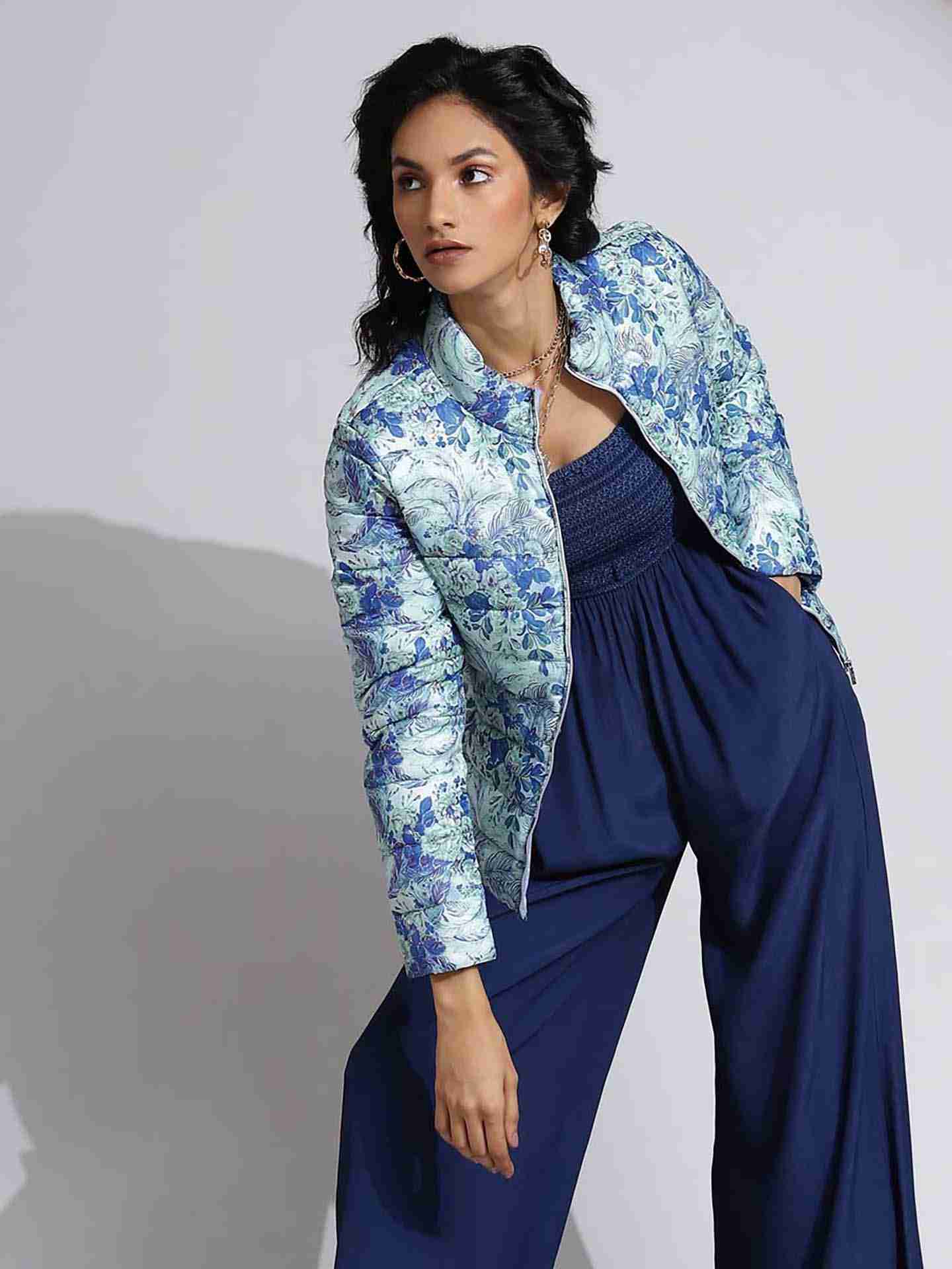 Blue Antalya Puffer Jacket