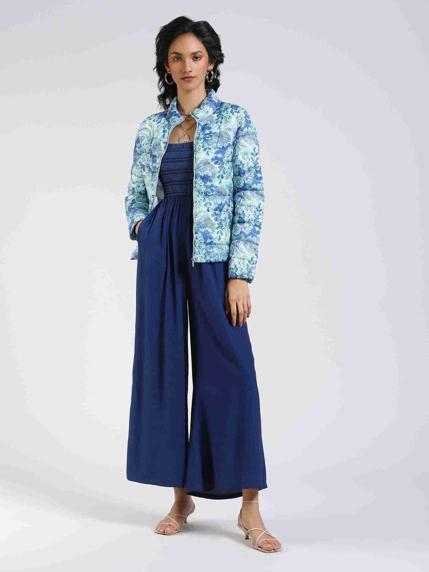 Blue Antalya Puffer Jacket