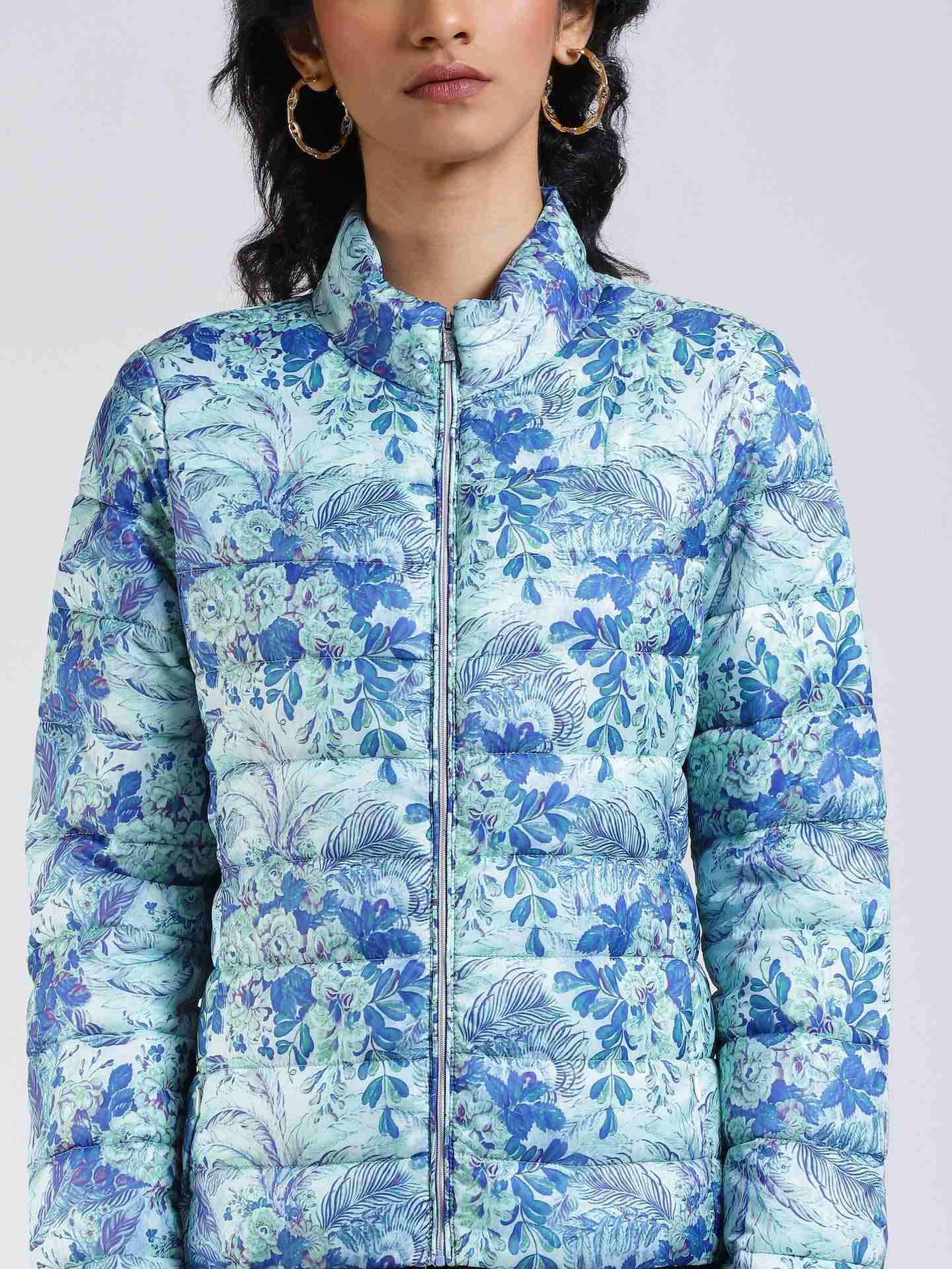 Blue Antalya Puffer Jacket