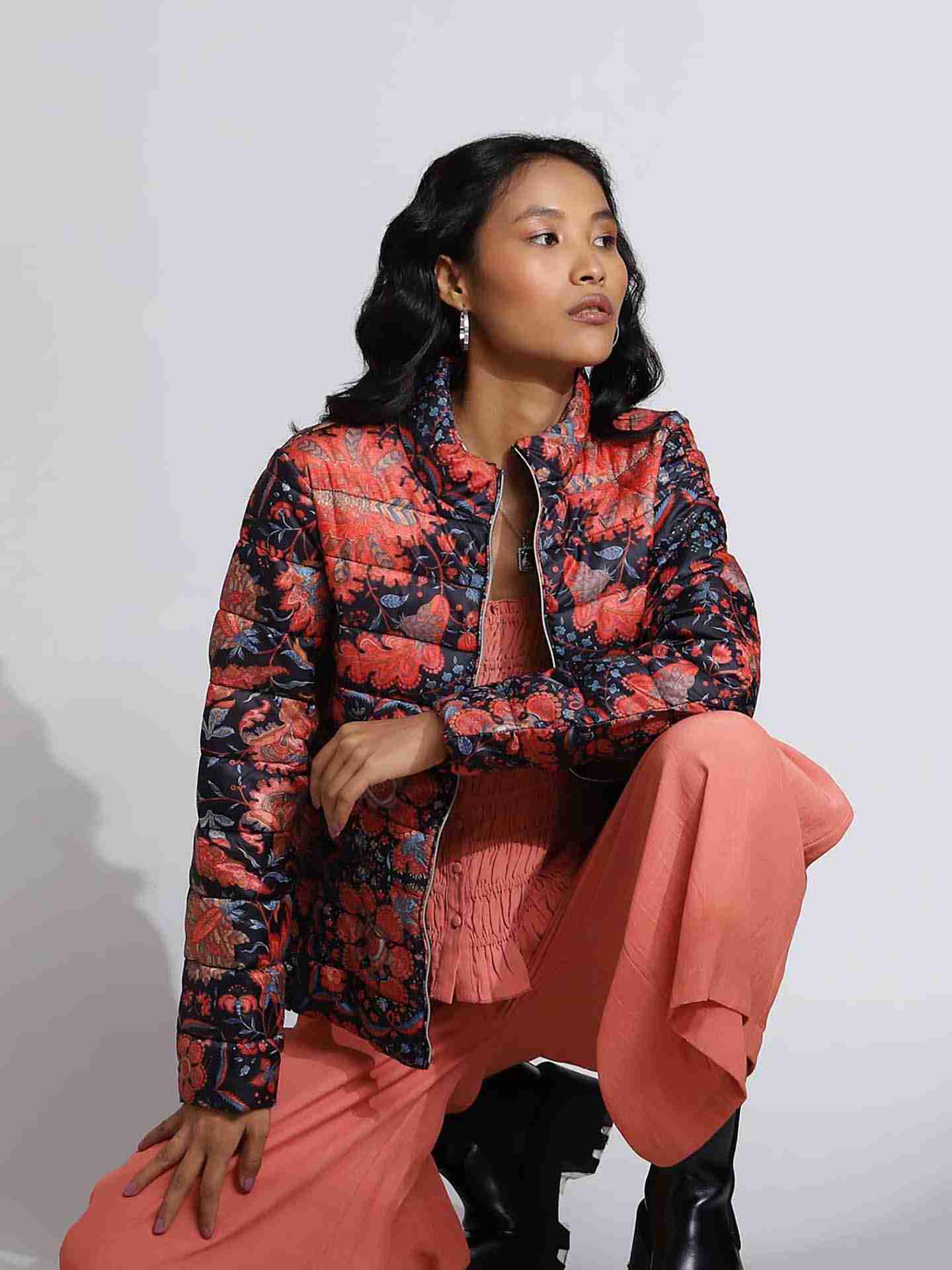 Rust Antalya Puffer Jacket