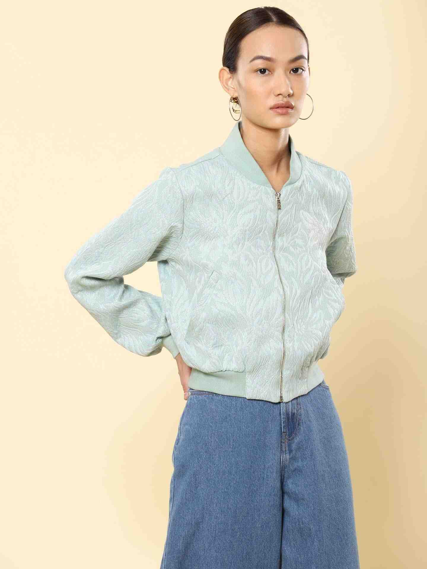 Mint Basics Athleisure Bomber Jacket