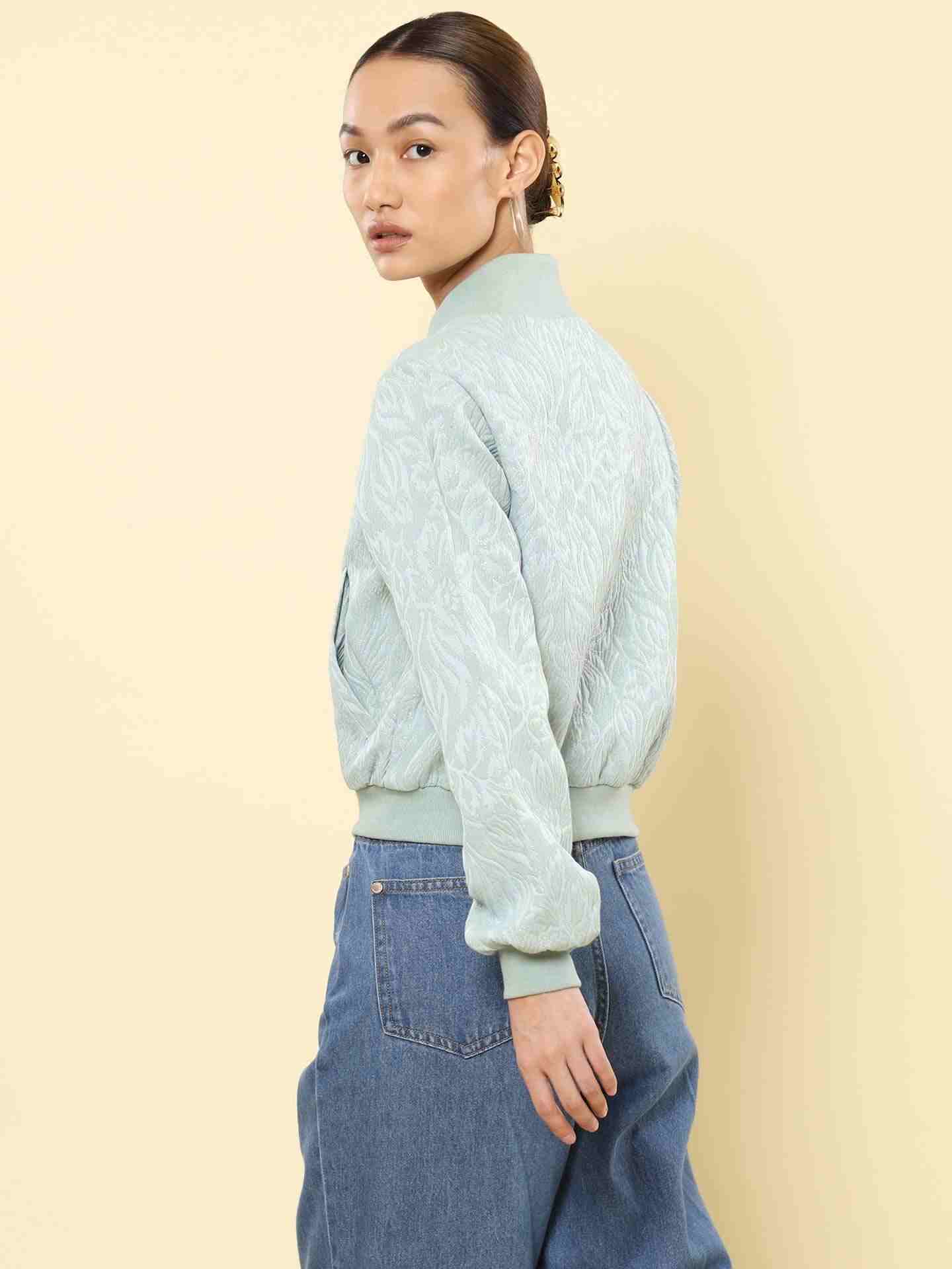 Mint Basics Athleisure Bomber Jacket