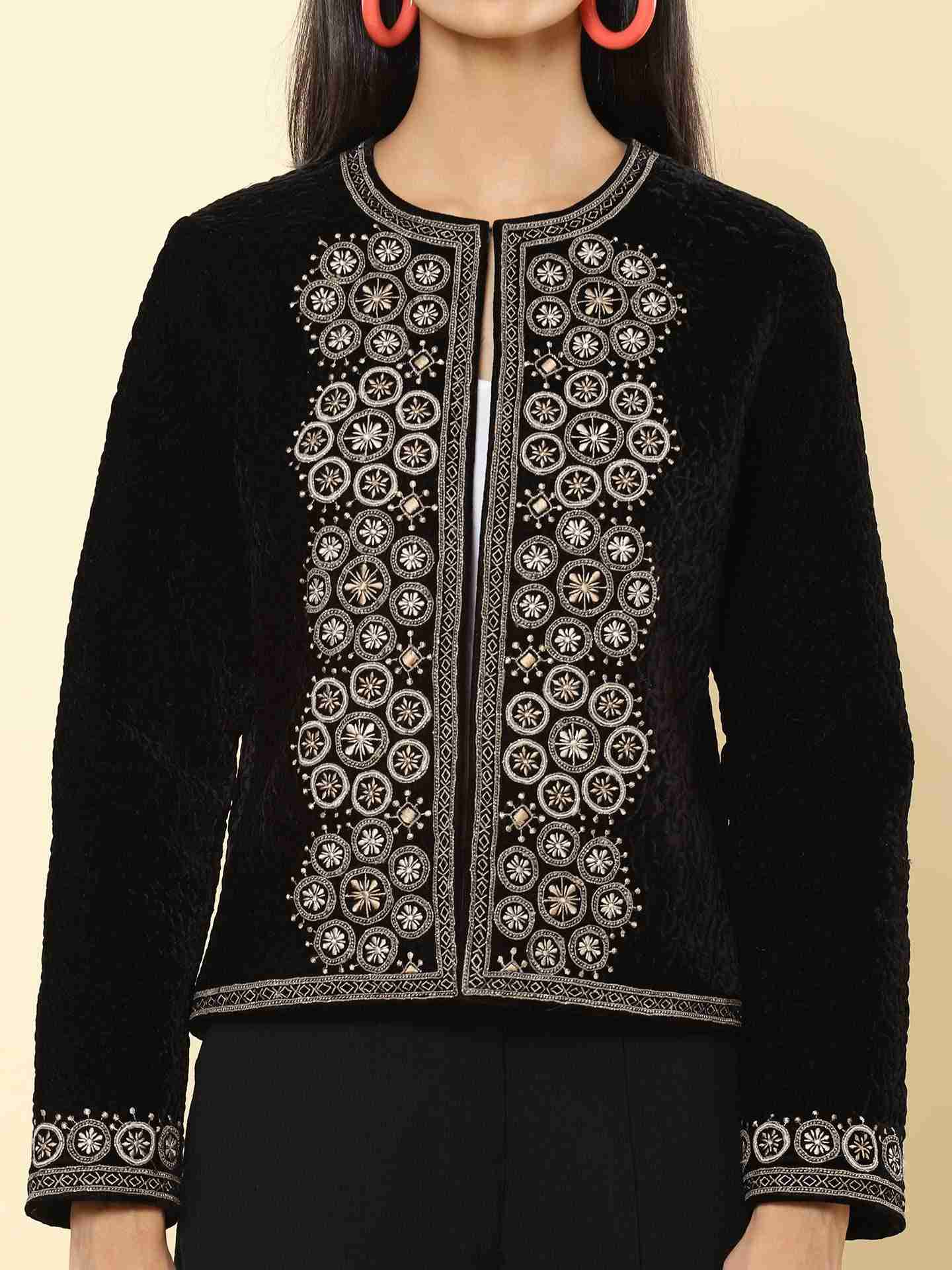 Black Caroline Structured Jacket