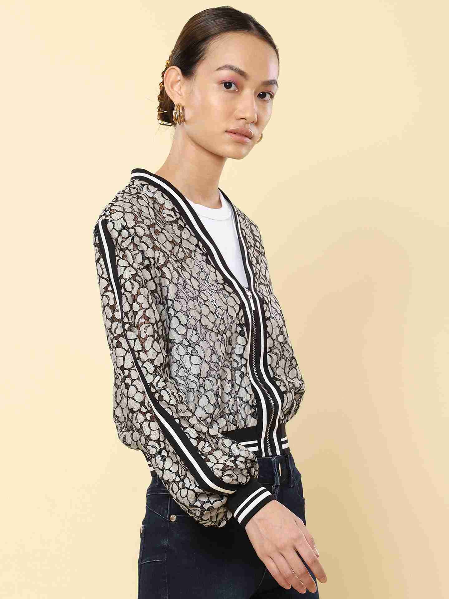 Black Basics Athleisure Bomber Jacket