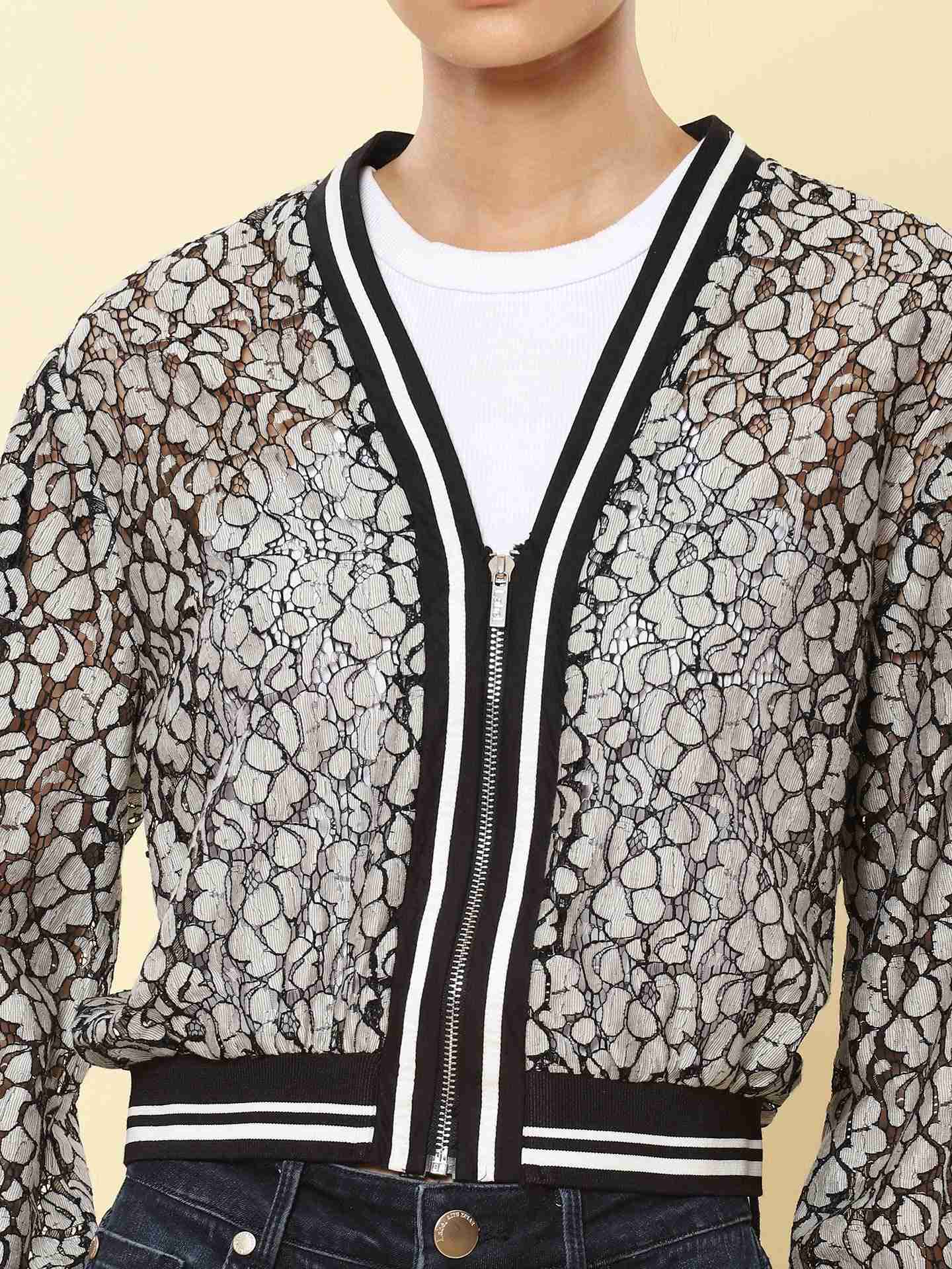 Black Basics Athleisure Bomber Jacket