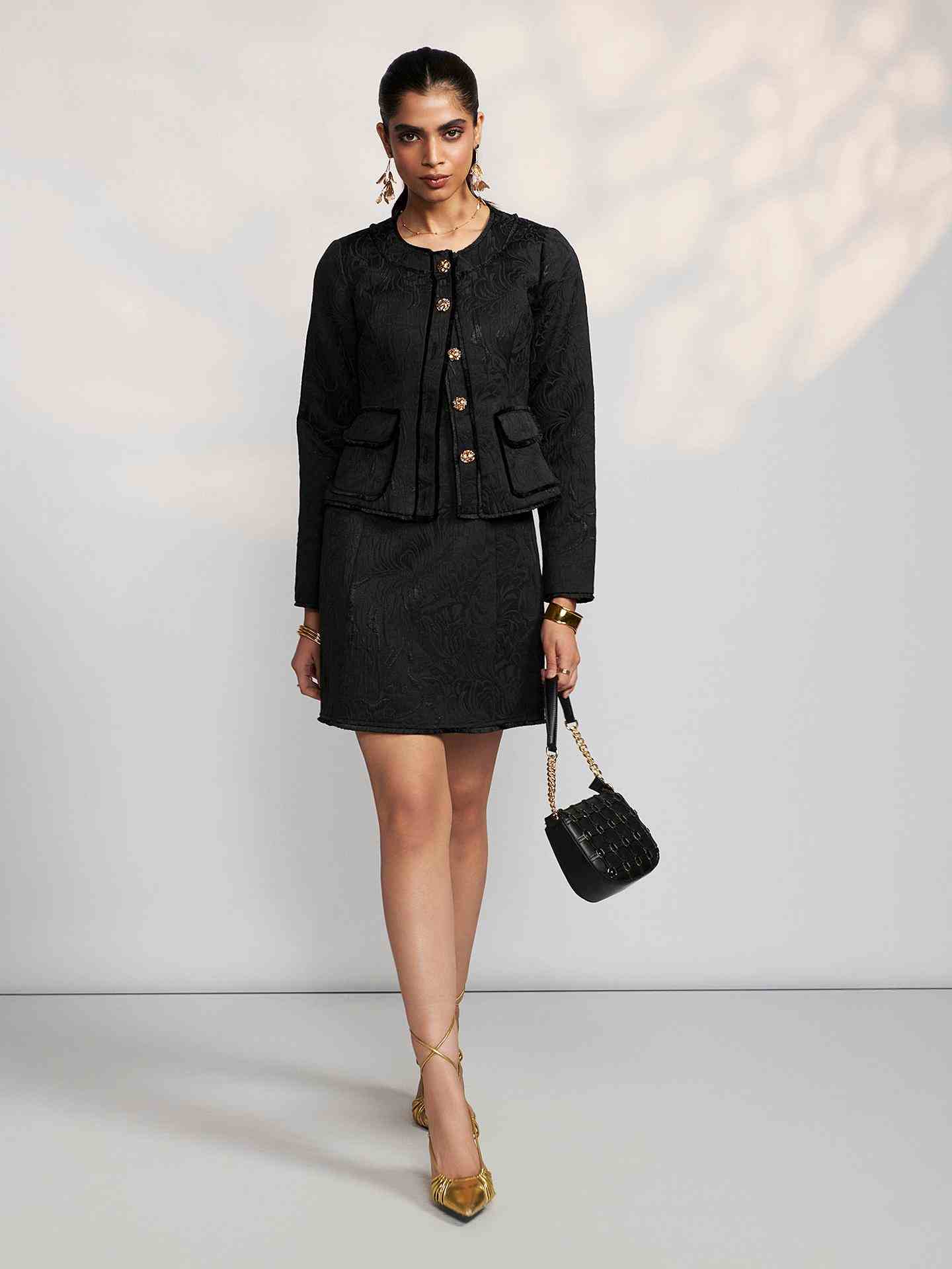 Black Mervina Jacket