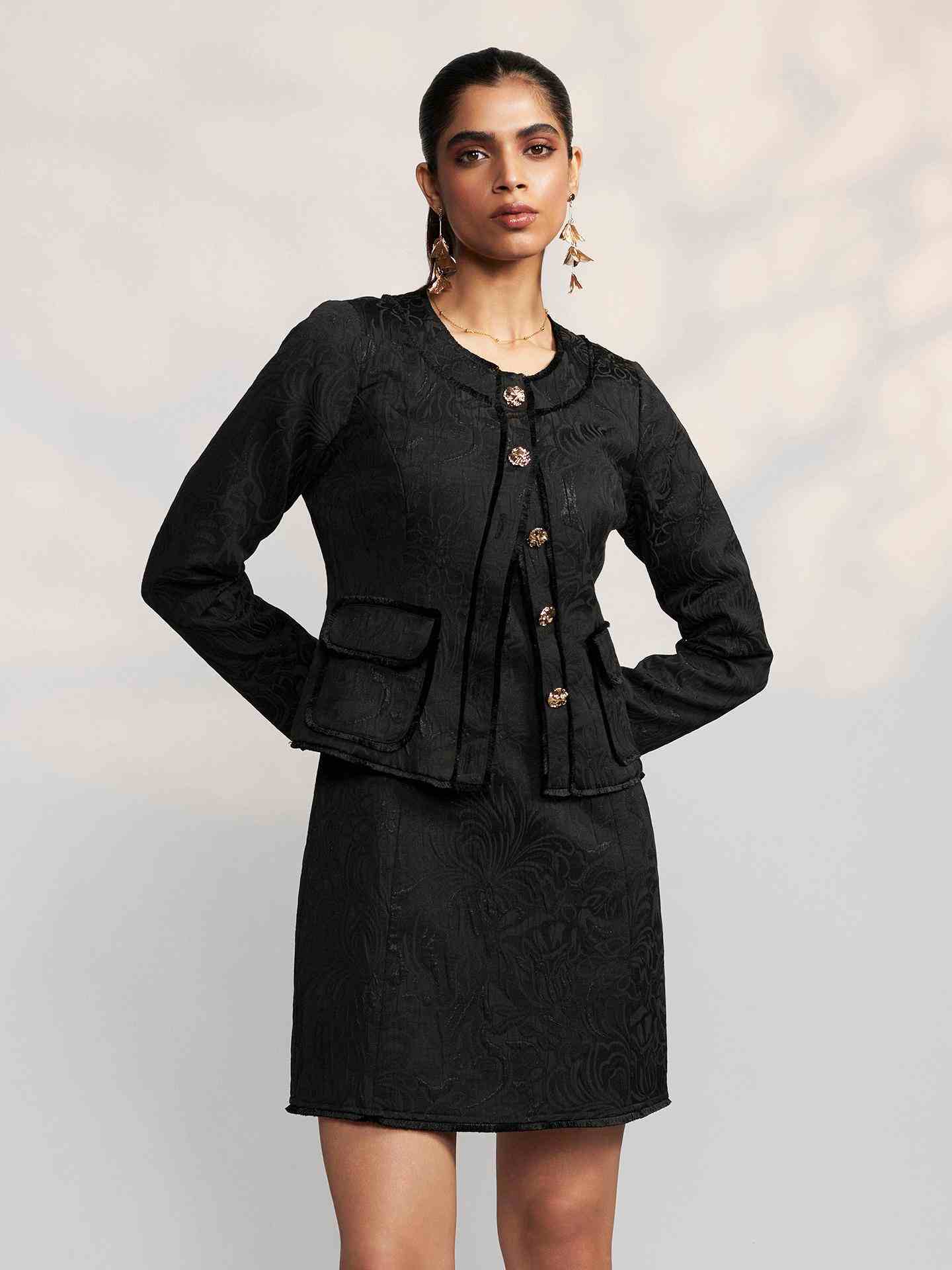 Black Mervina Jacket