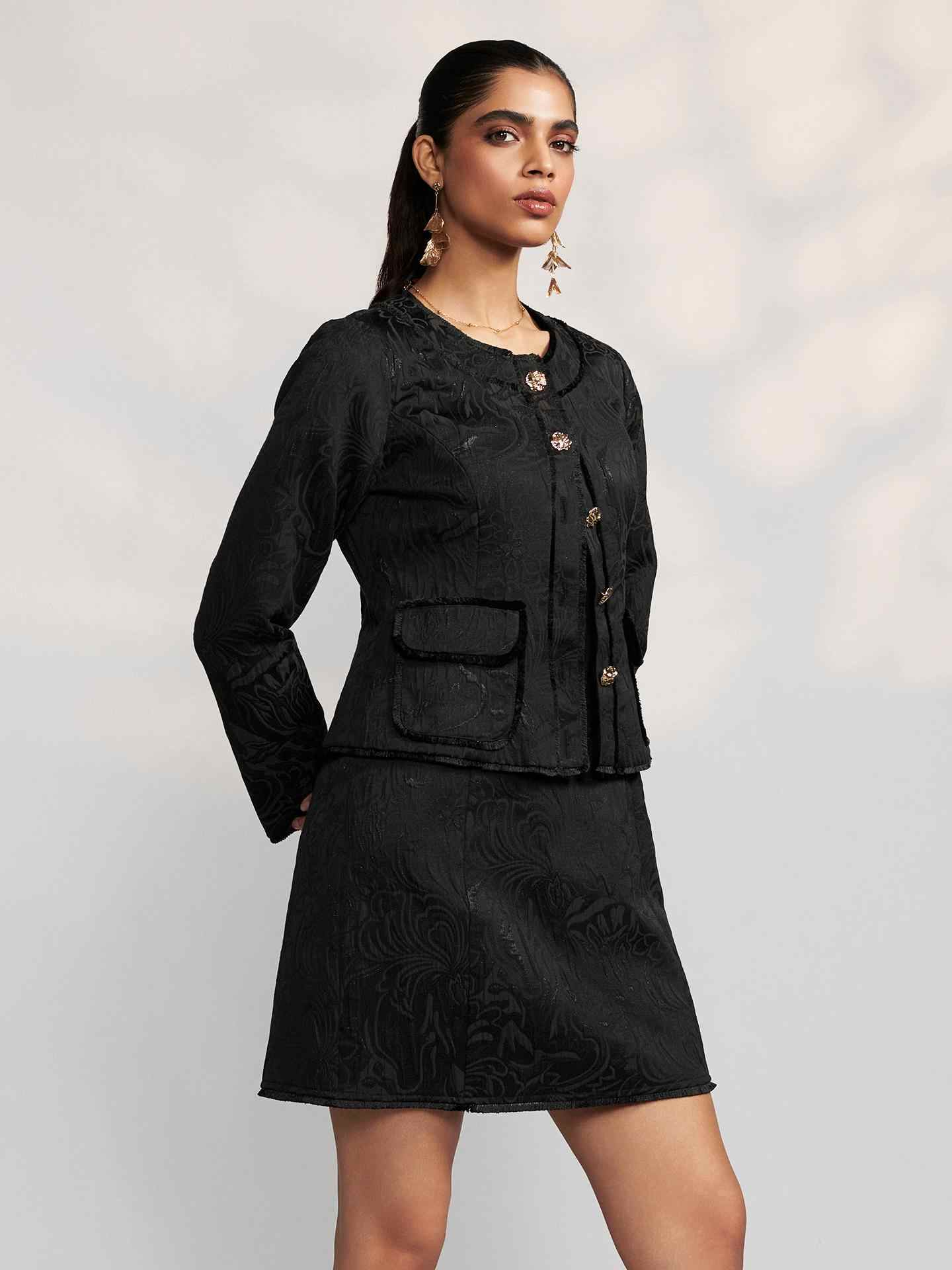 Black Mervina Jacket
