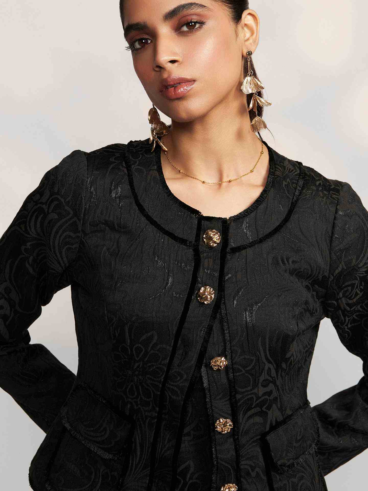 Black Mervina Jacket