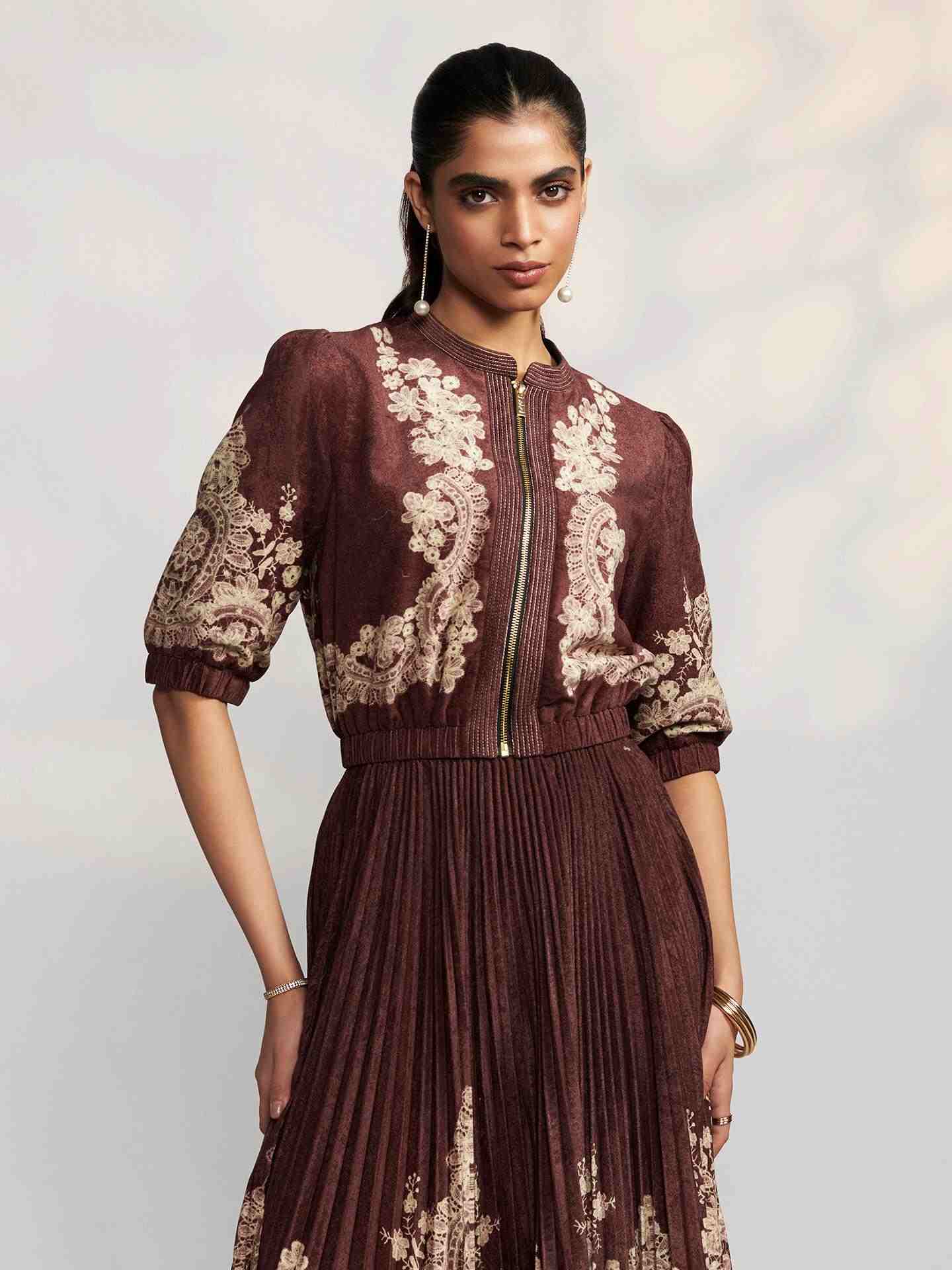 Brown Chantilly Jacket