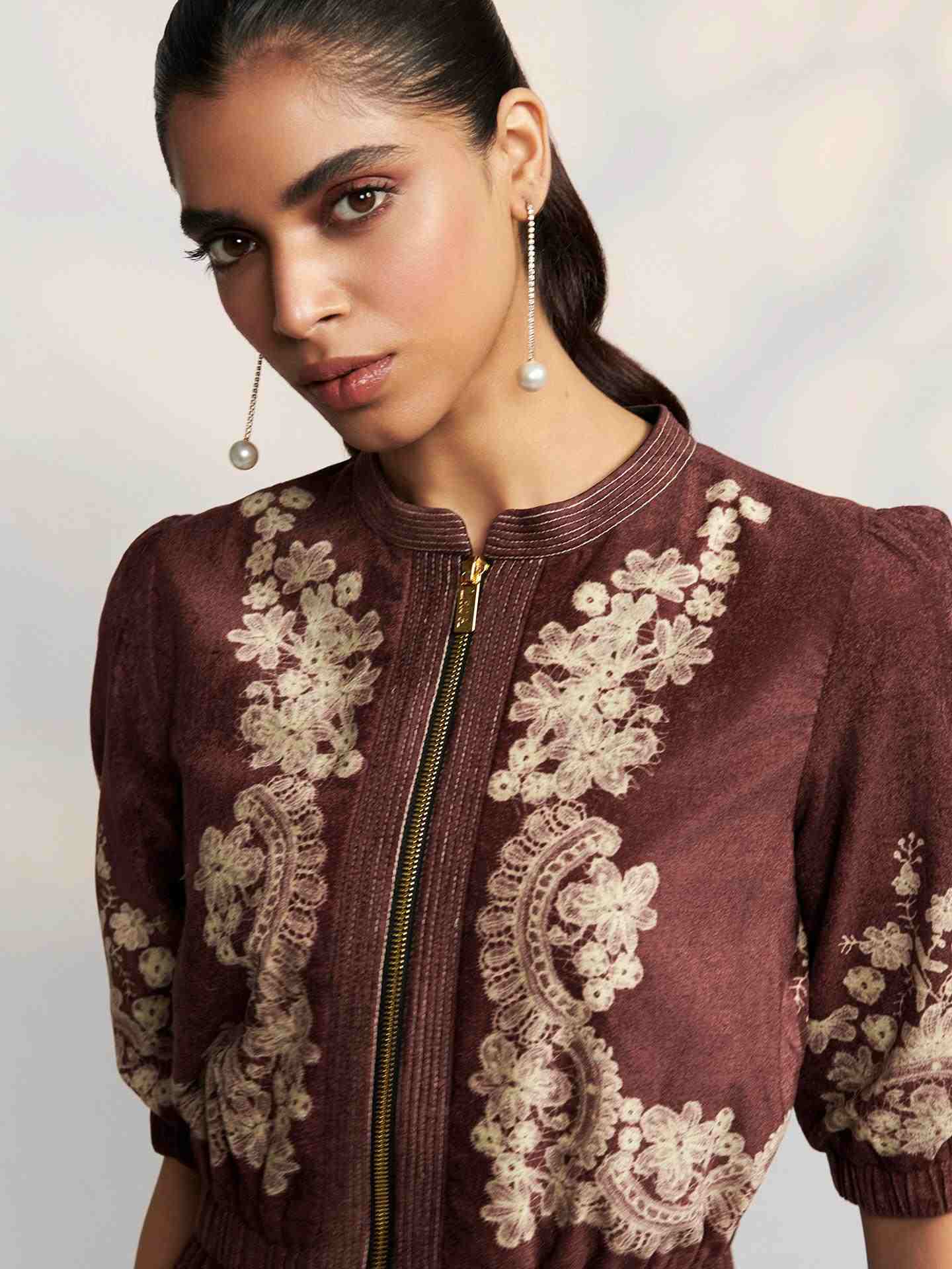Brown Chantilly Jacket