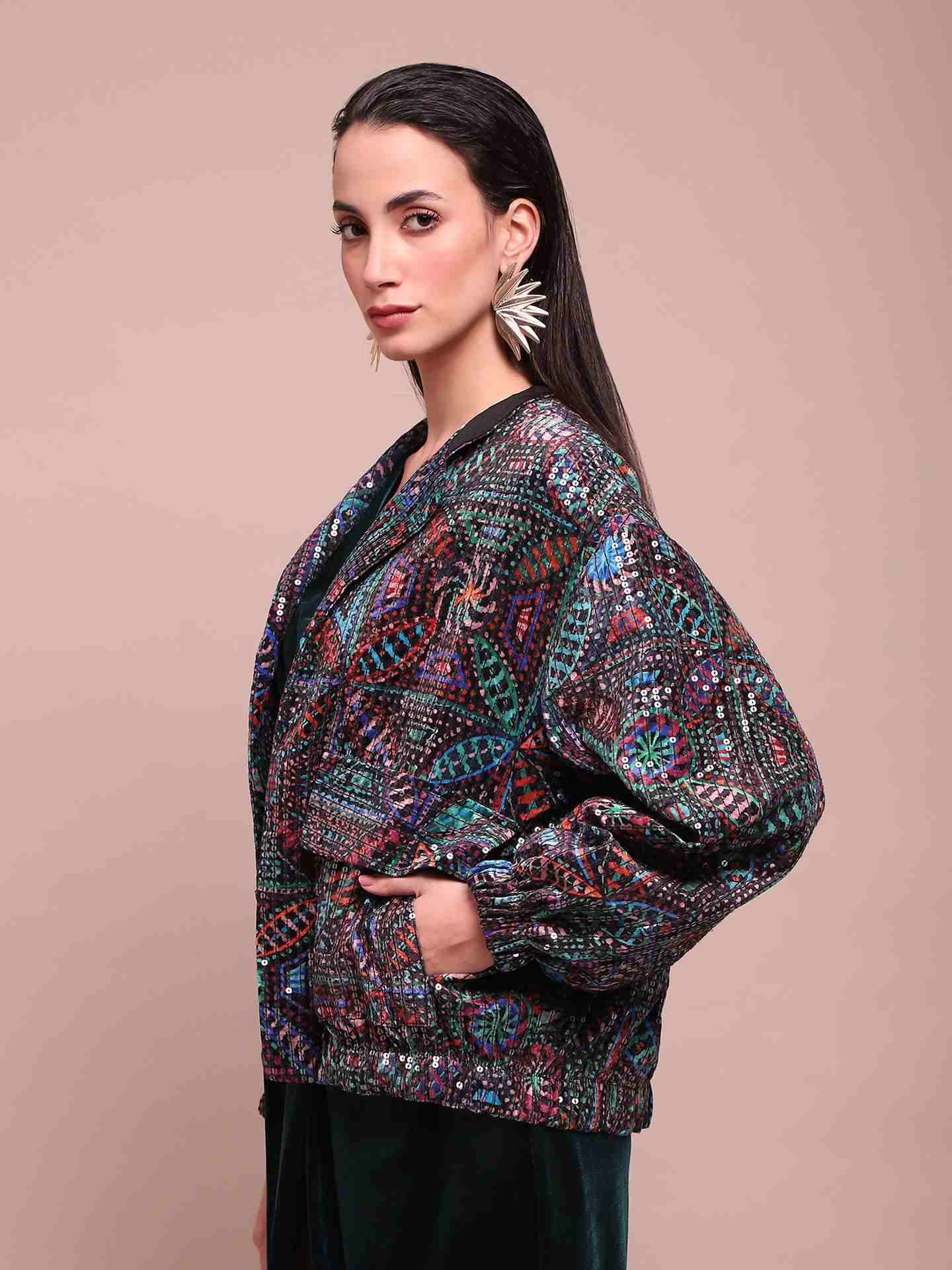 Navy Estrella Jacket