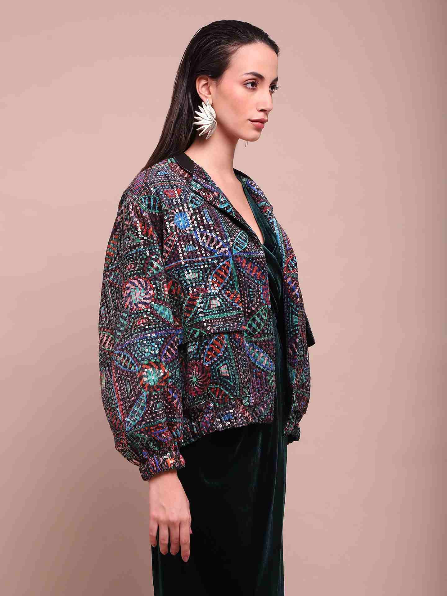 Navy Estrella Jacket