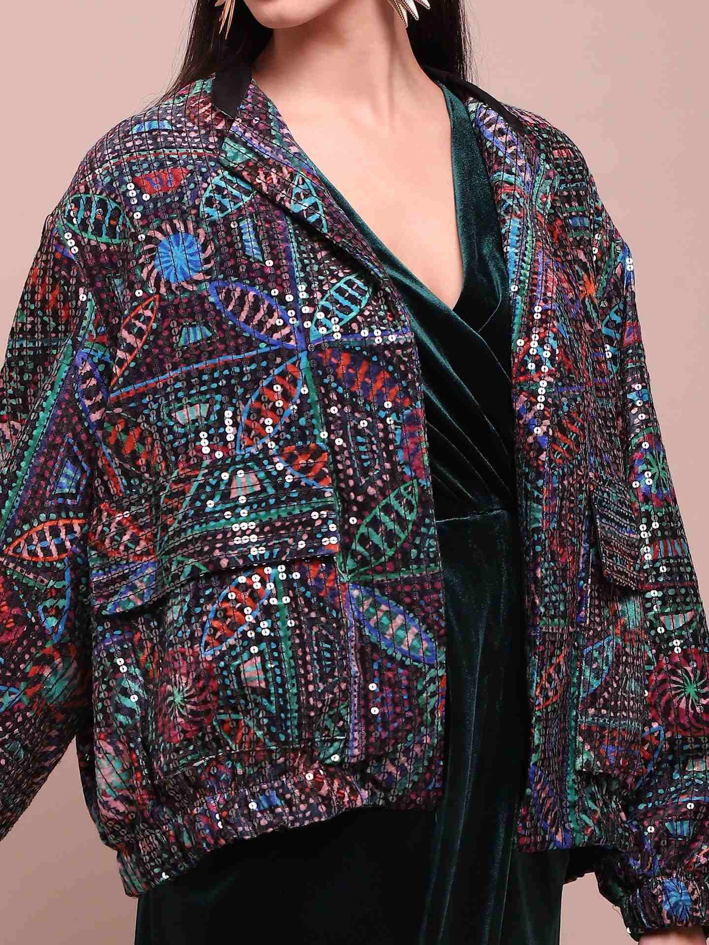 Navy Estrella Jacket