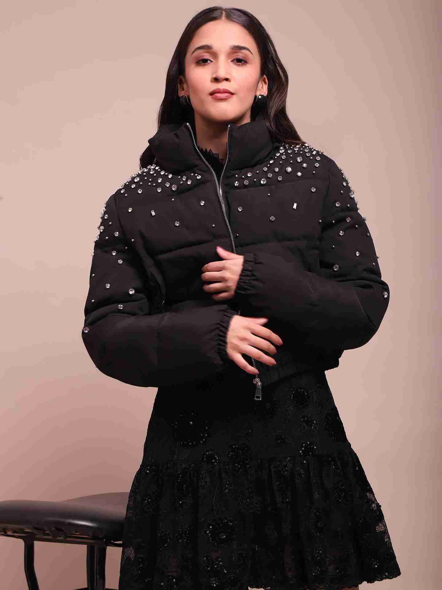 Black Asher Puffer Jacket