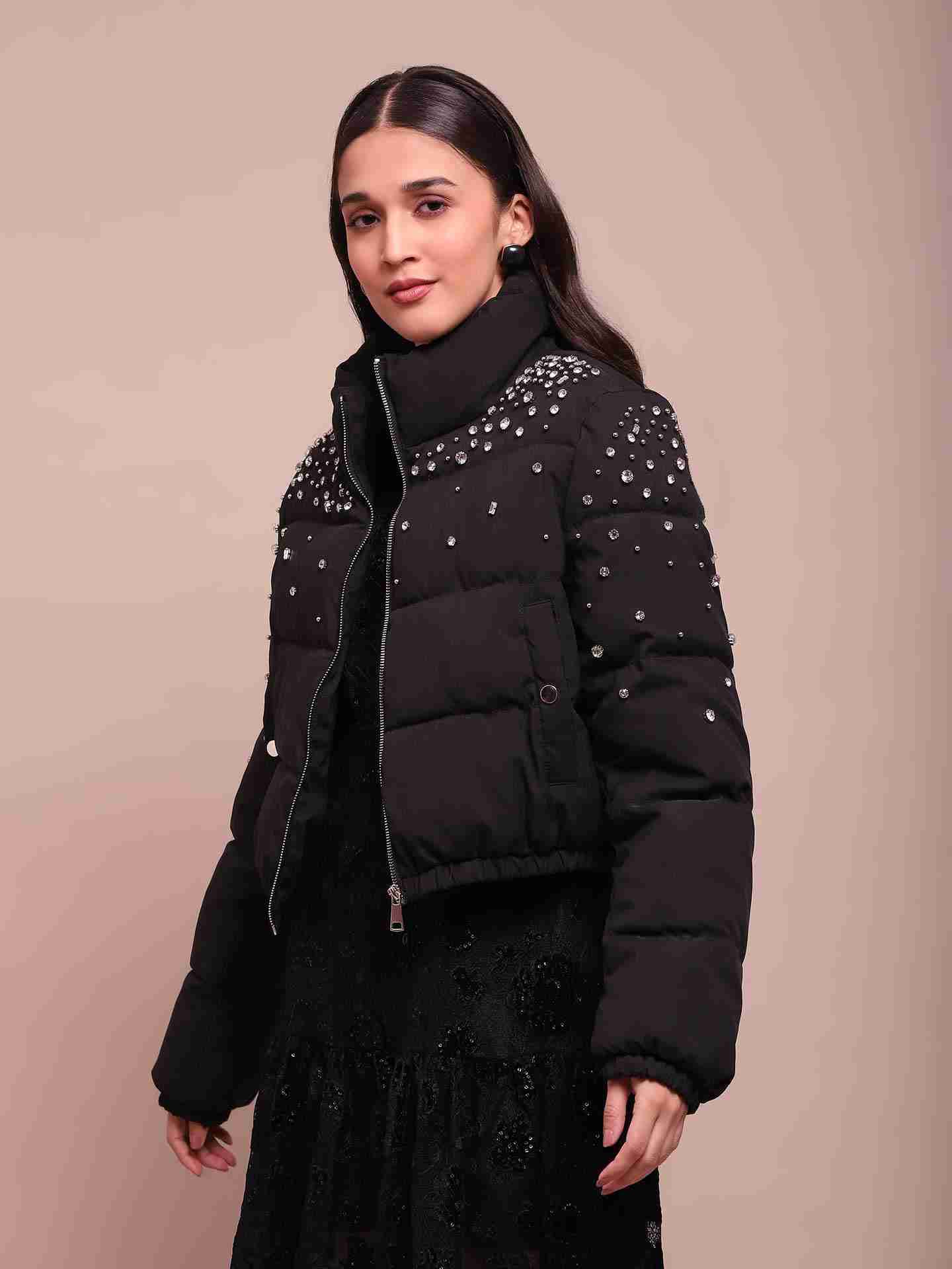 Black Asher Puffer Jacket