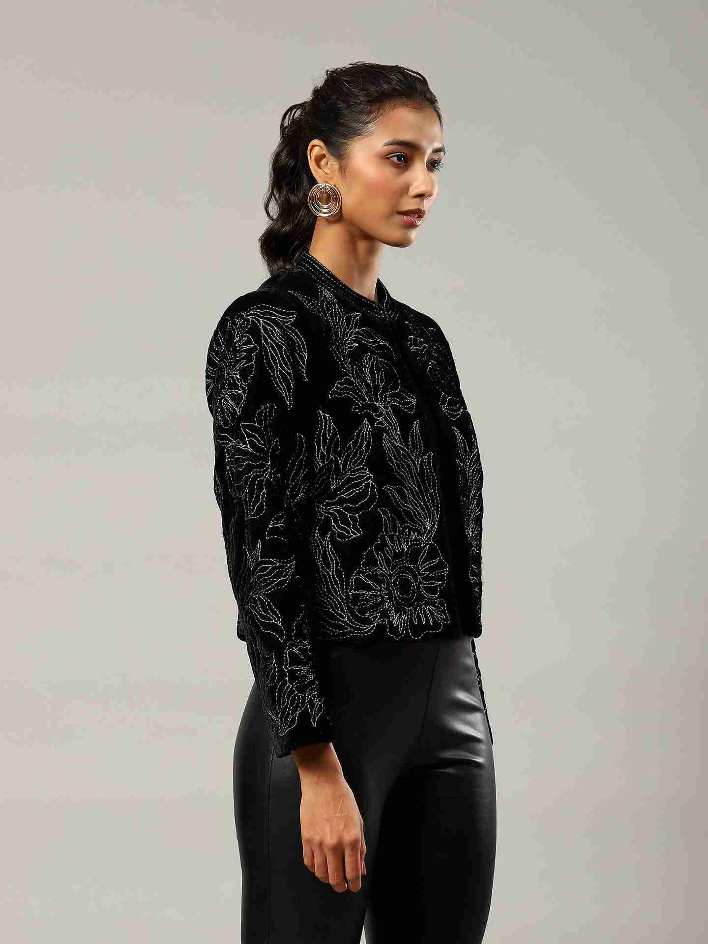 Black Marsha Structured Jacket