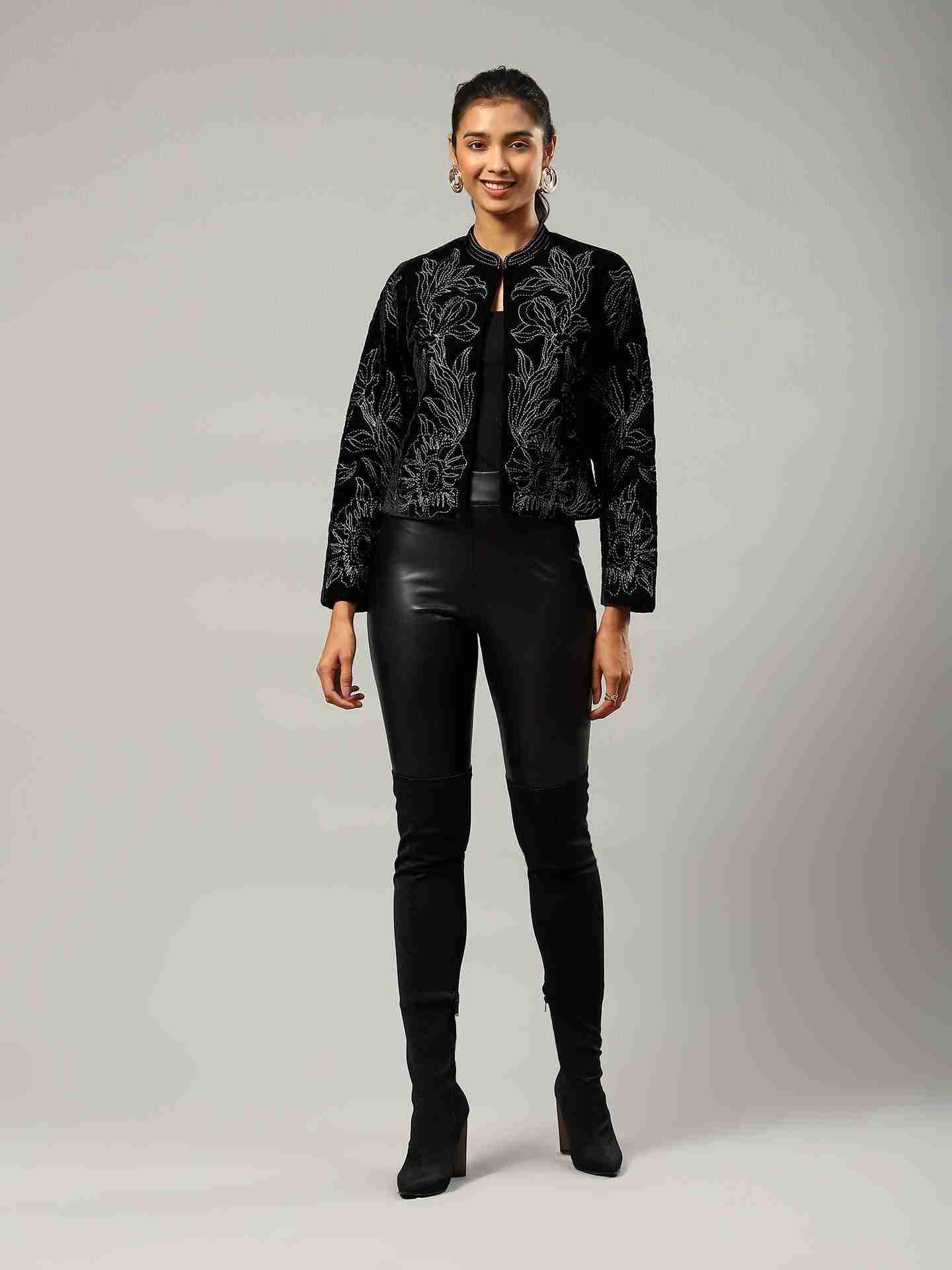 Black Marsha Structured Jacket