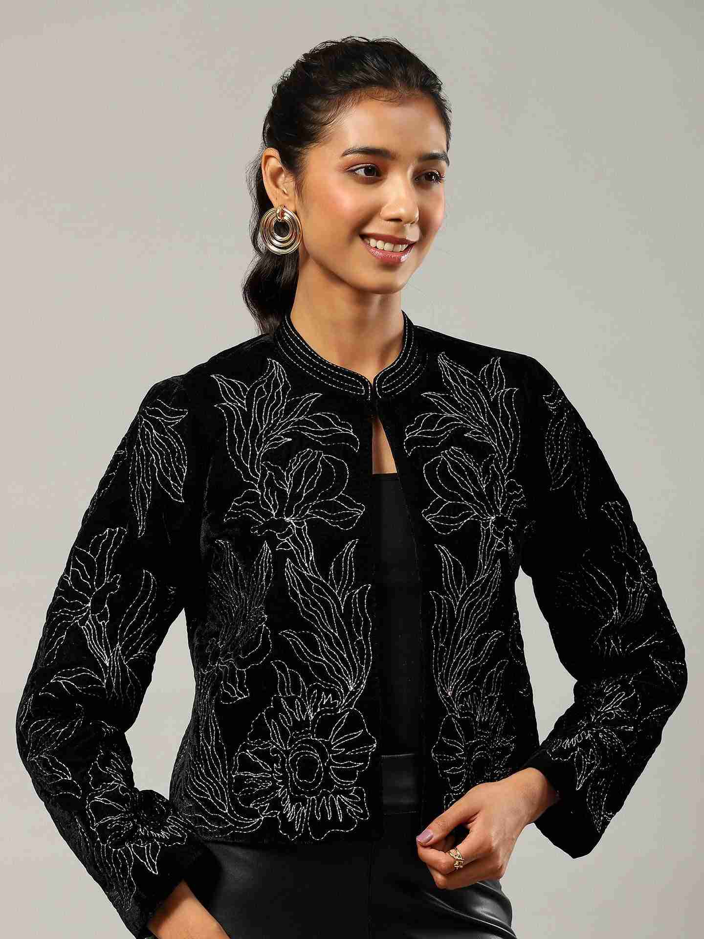 Black Marsha Structured Jacket