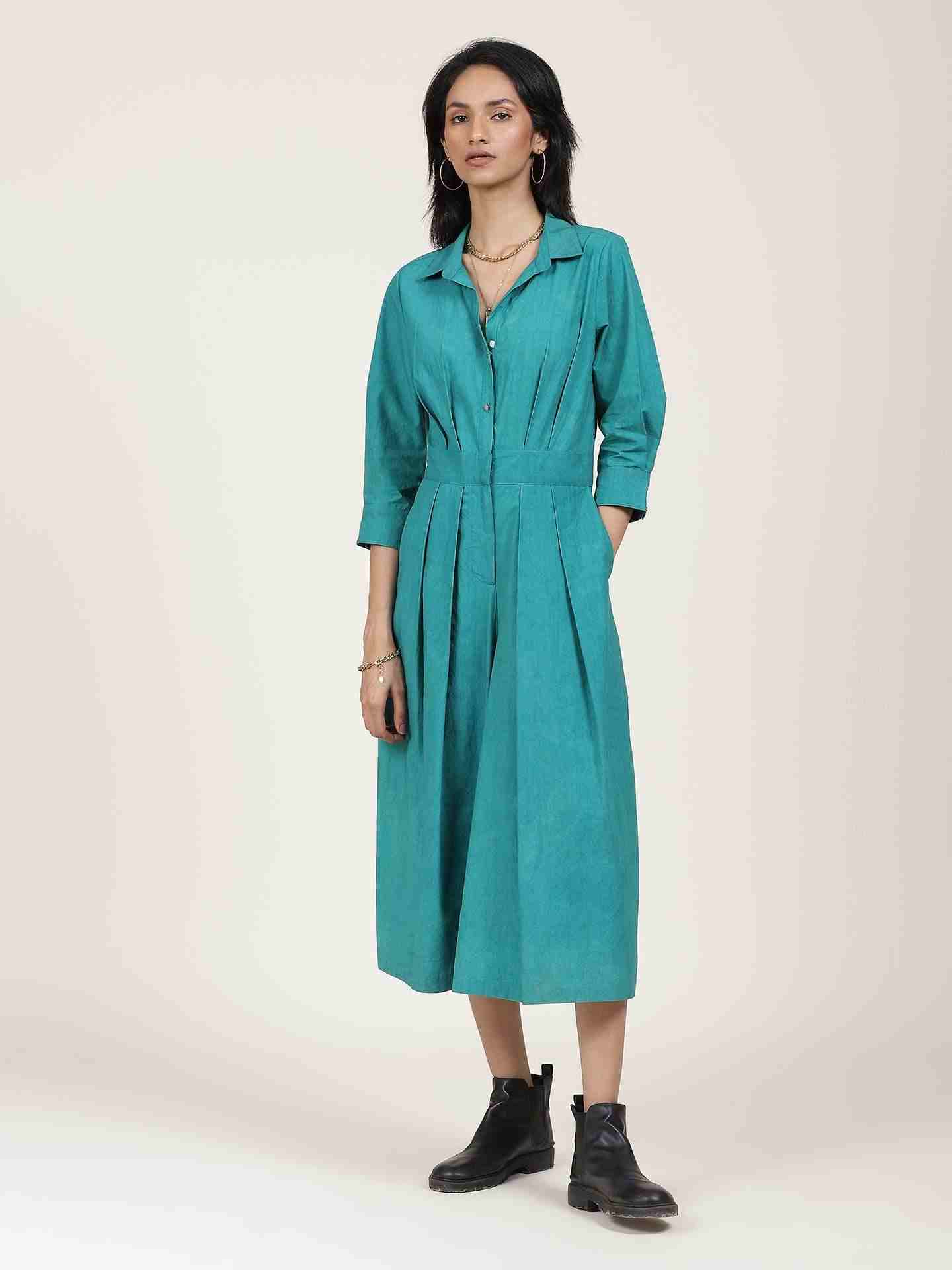 Teal Core Classics Jumpsuit