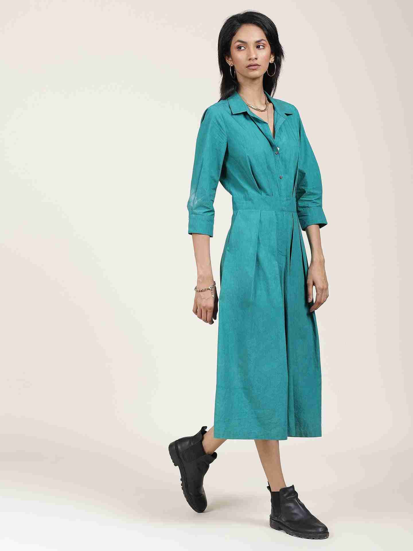 Teal Core Classics Jumpsuit