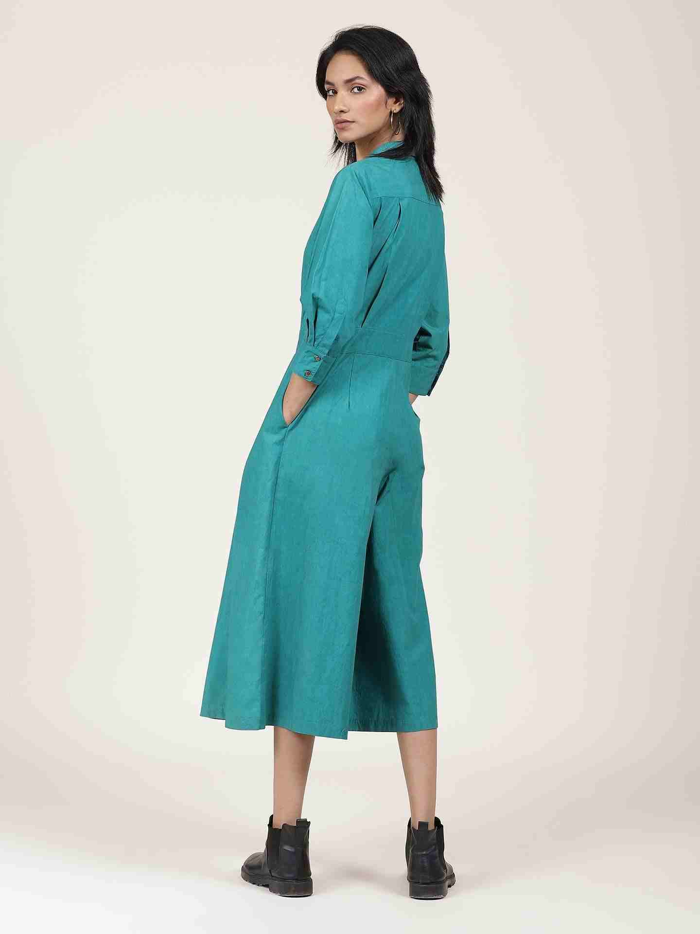 Teal Core Classics Jumpsuit