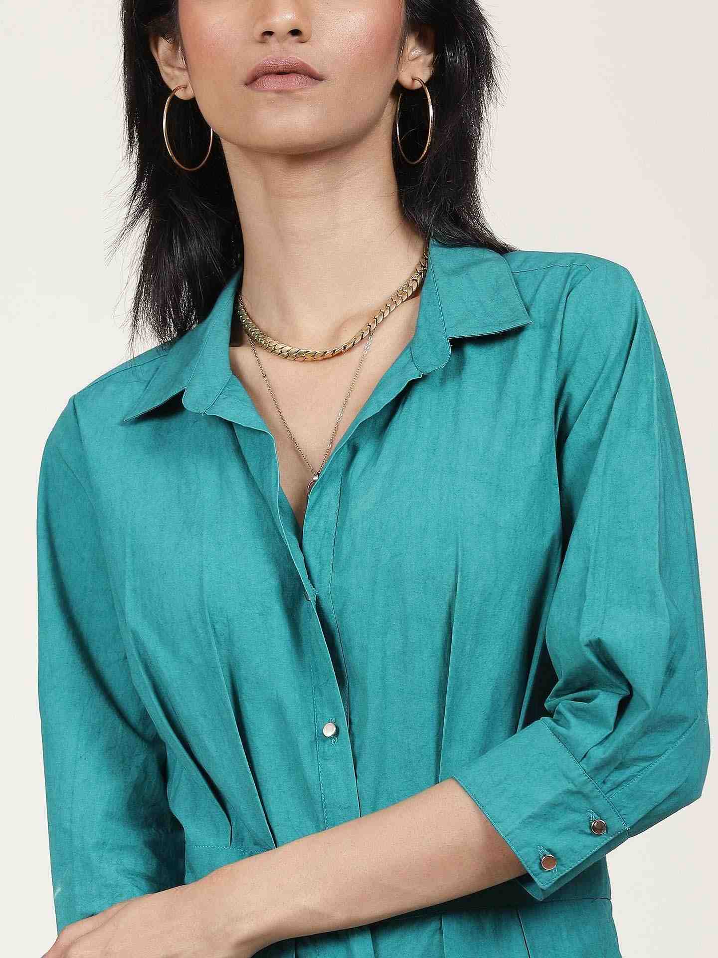 Teal Core Classics Jumpsuit