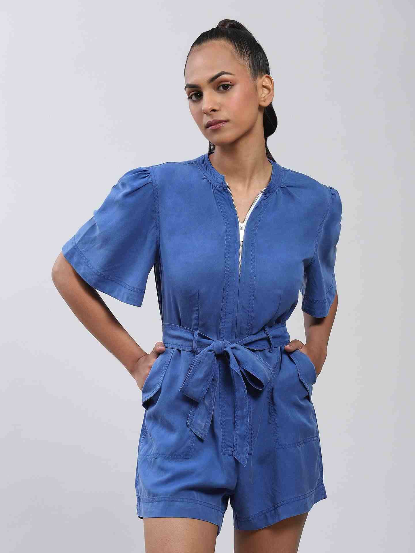 Electric Blue Rosalia Jumpsuit