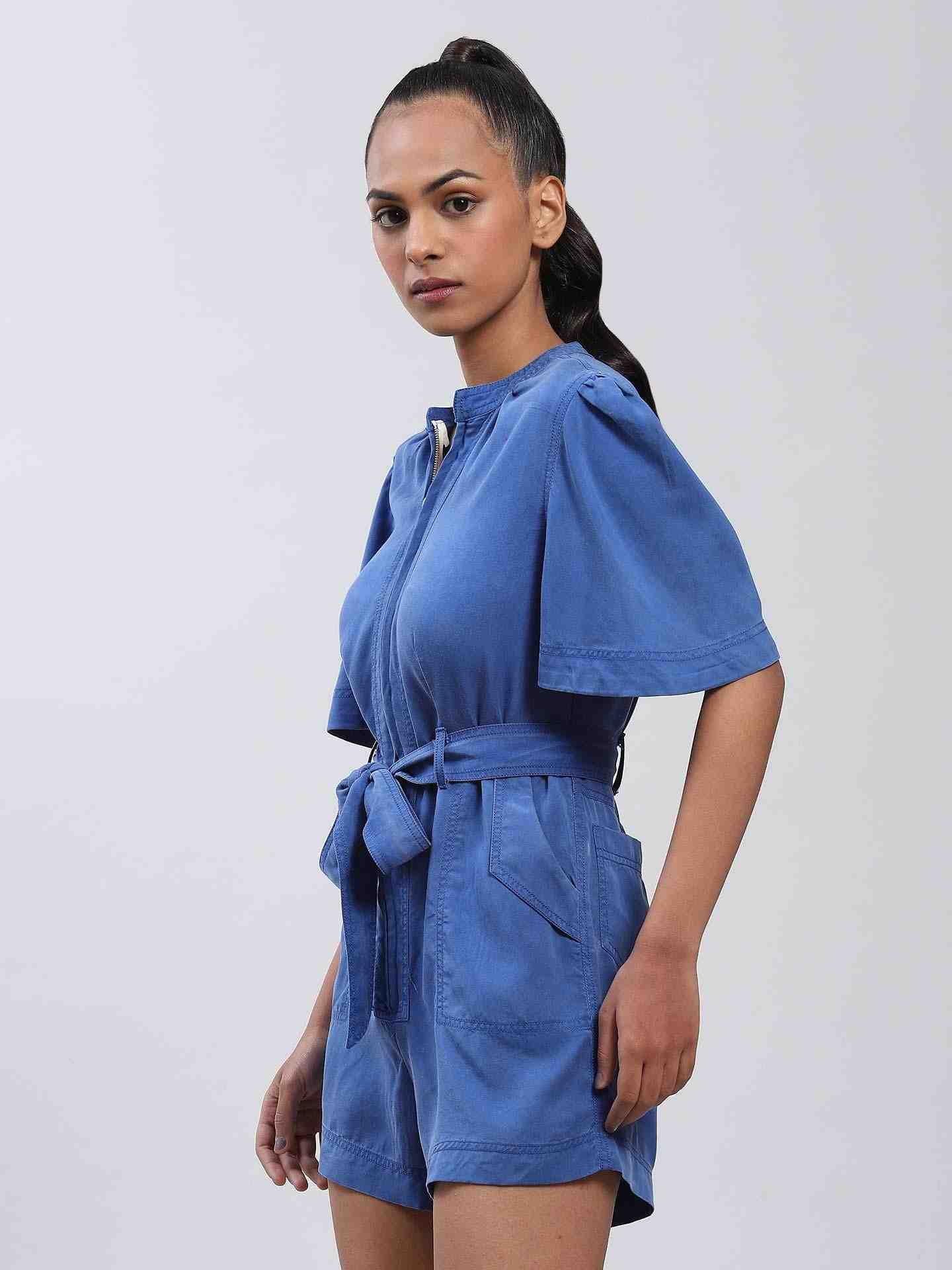 Electric Blue Rosalia Jumpsuit