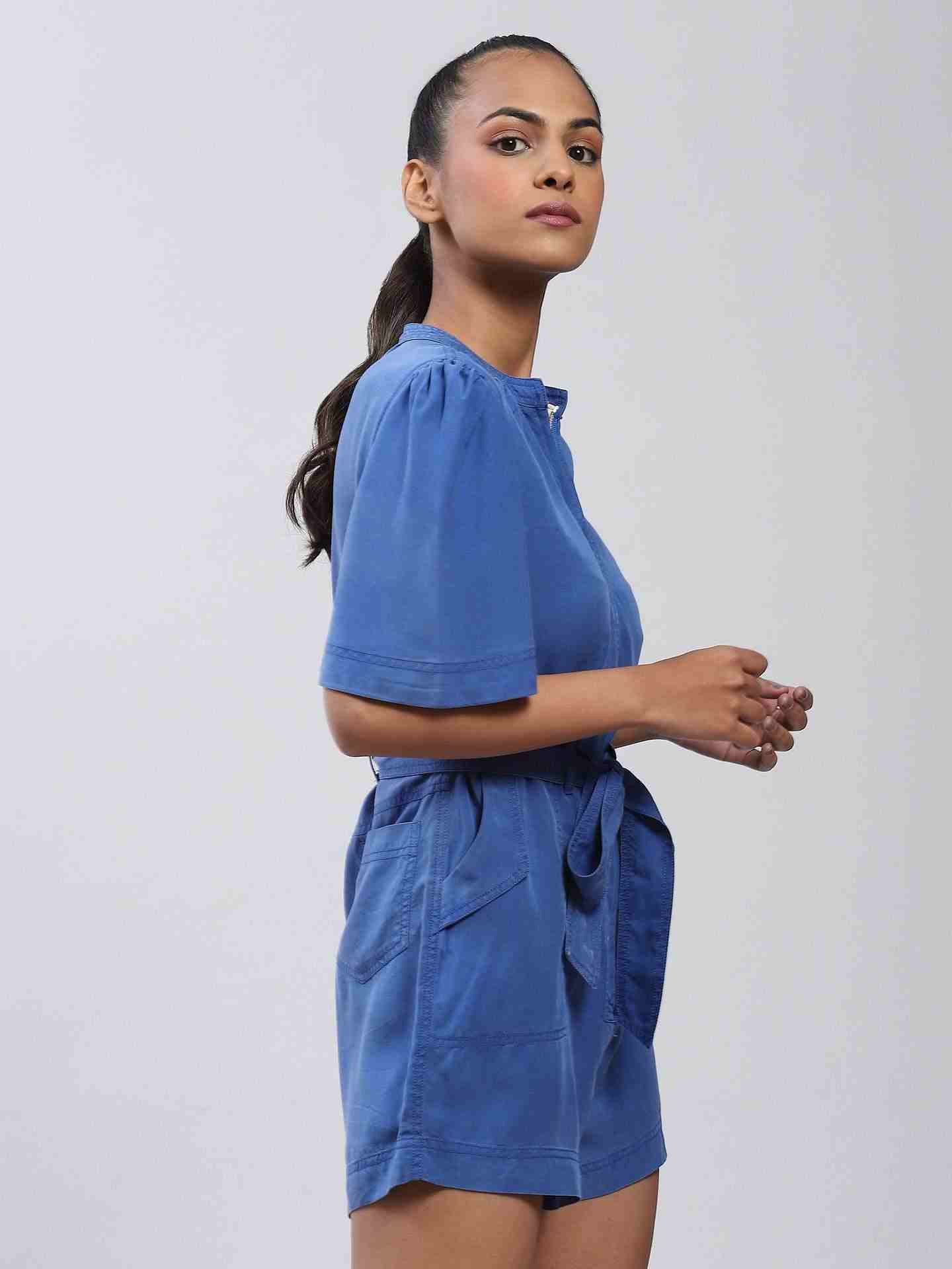 Electric Blue Rosalia Jumpsuit