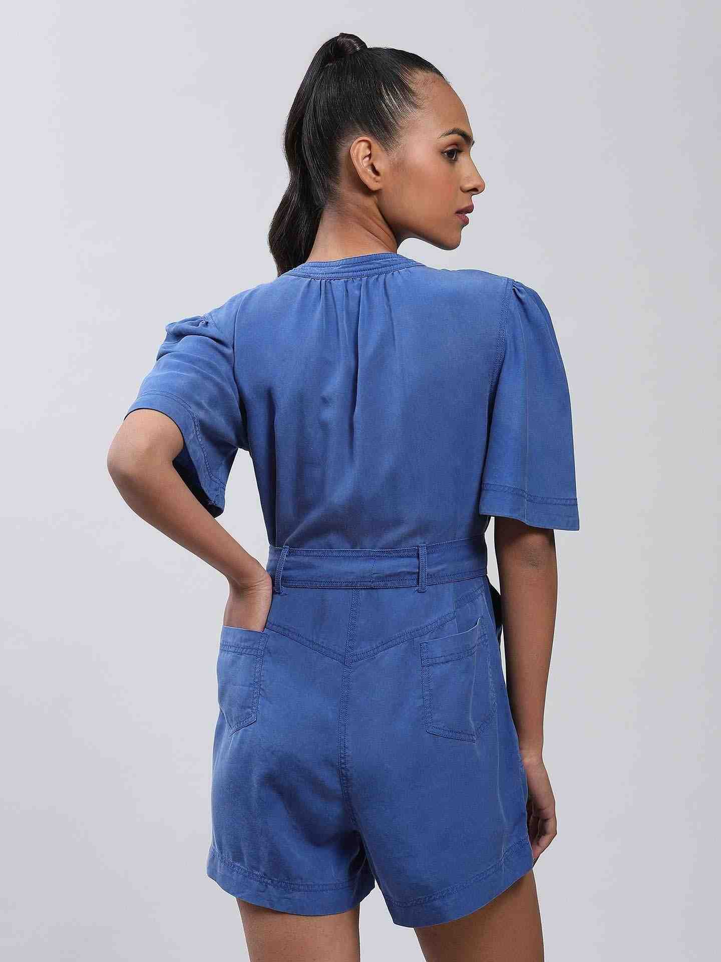 Electric Blue Rosalia Jumpsuit