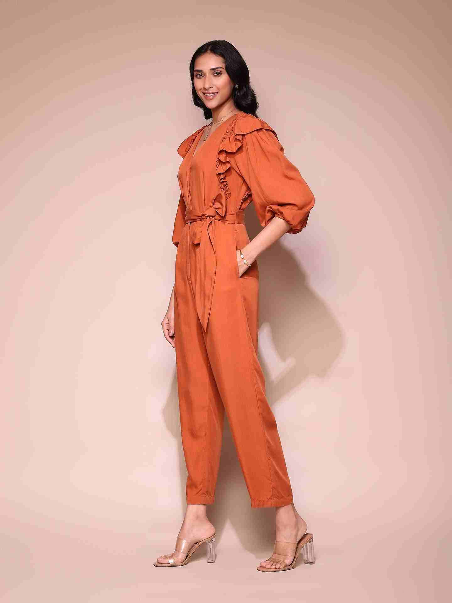 Rust Vagar Jumpsuit