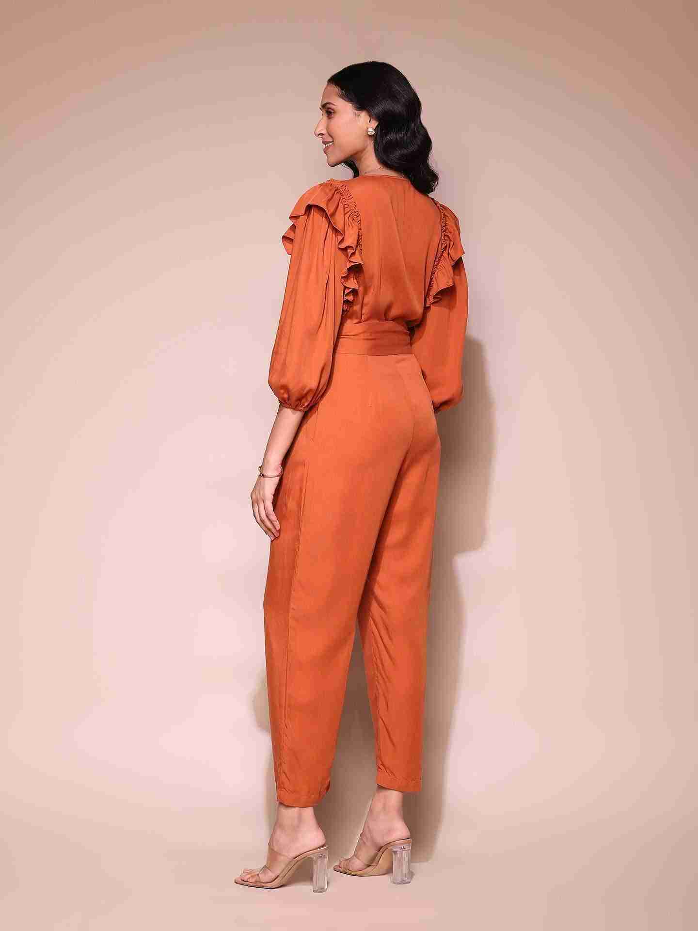 Rust Vagar Jumpsuit