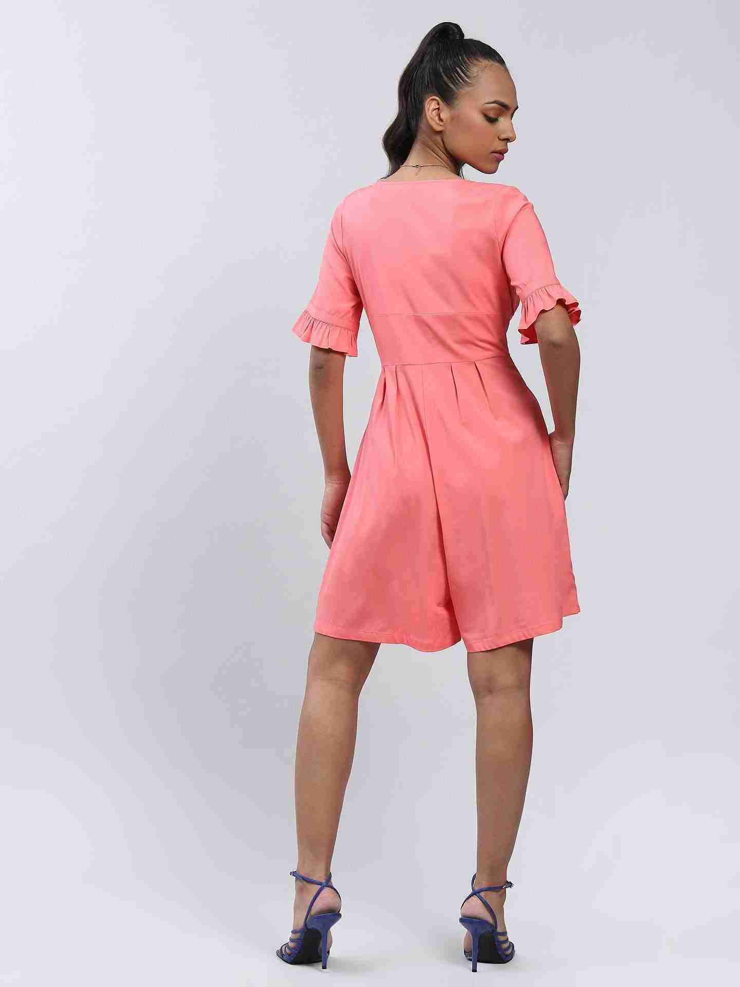 Coral Gardenia Jumpsuit
