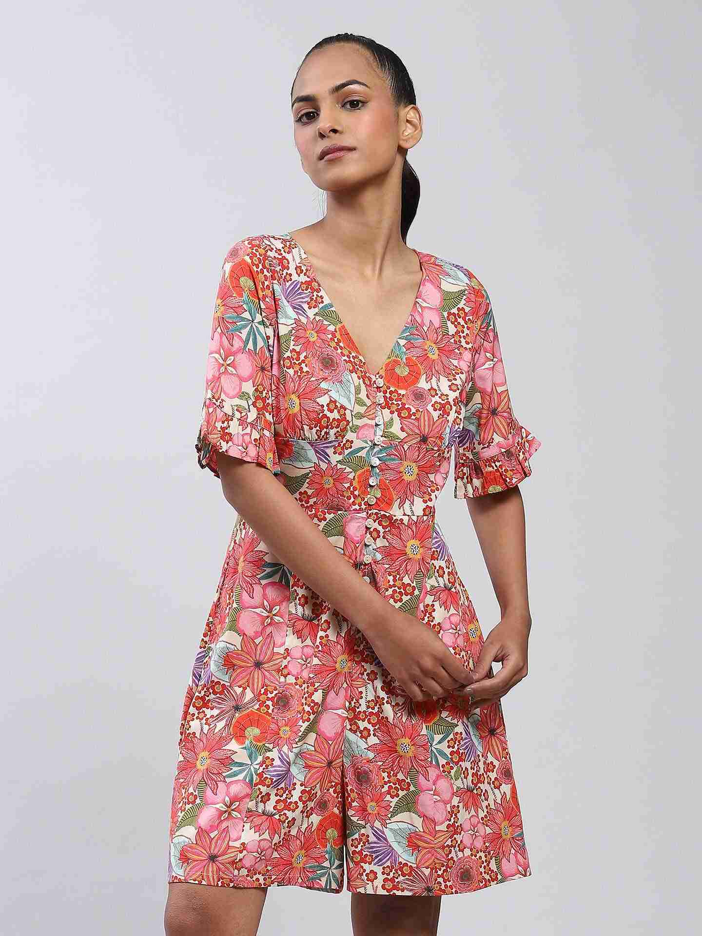 Pink Gardenia Jumpsuit