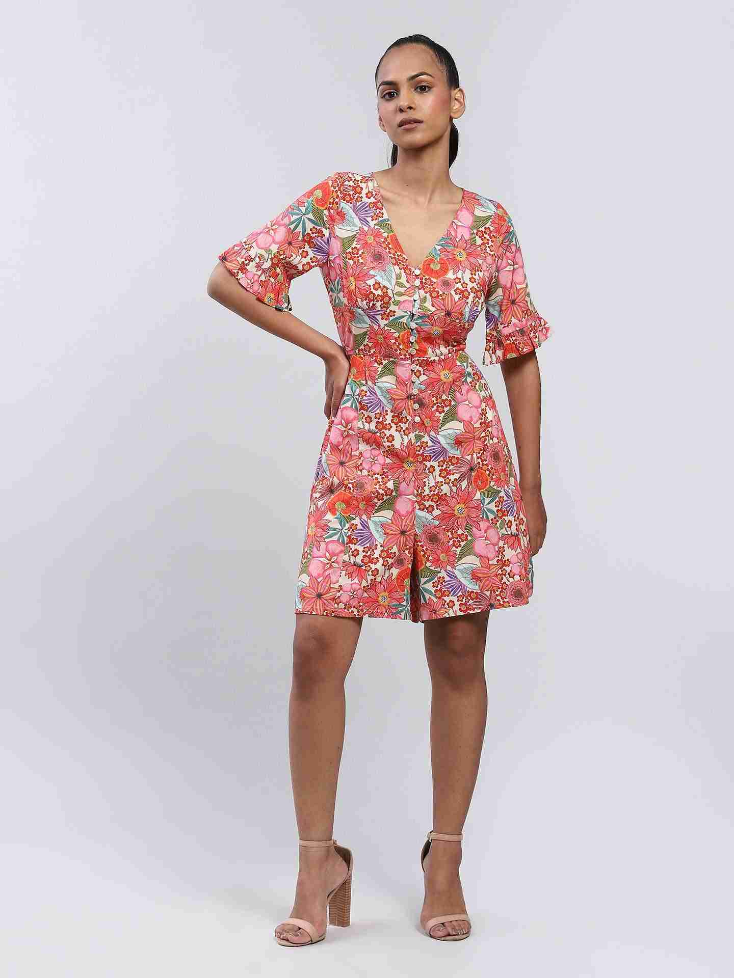 Pink Gardenia Jumpsuit