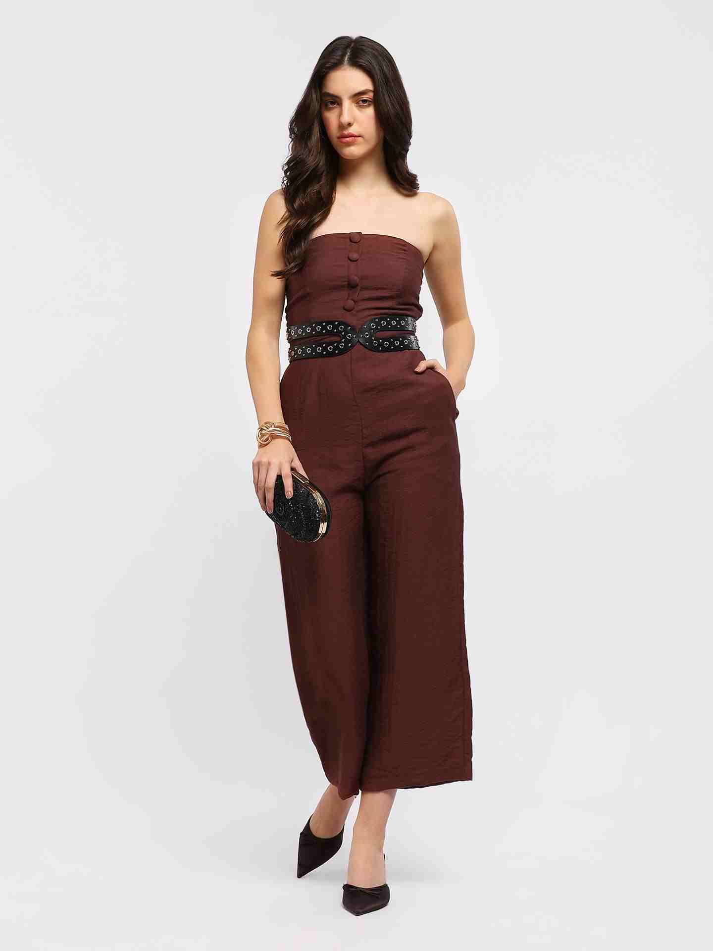 Brown Arabella Jumpsuit