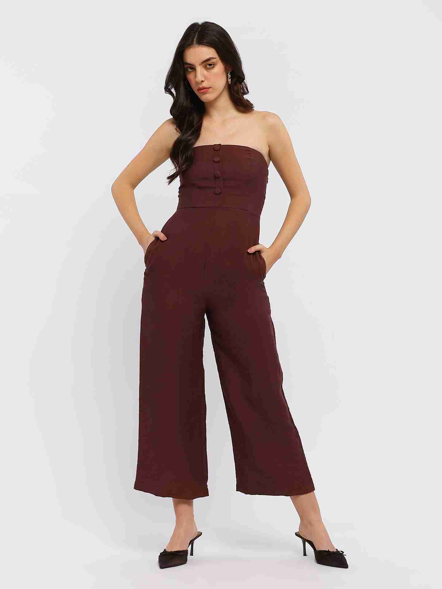 Brown Arabella Jumpsuit