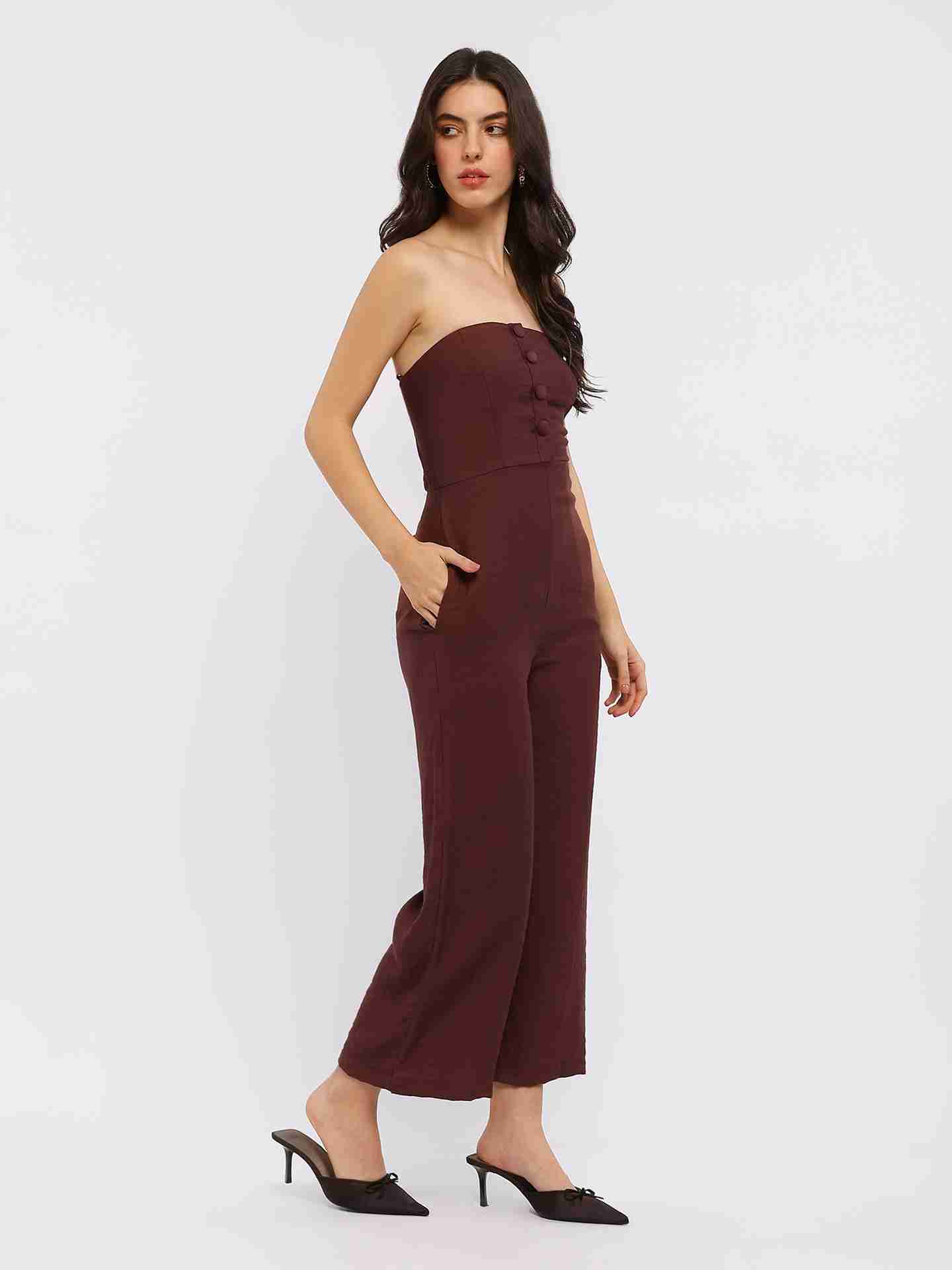 Brown Arabella Jumpsuit