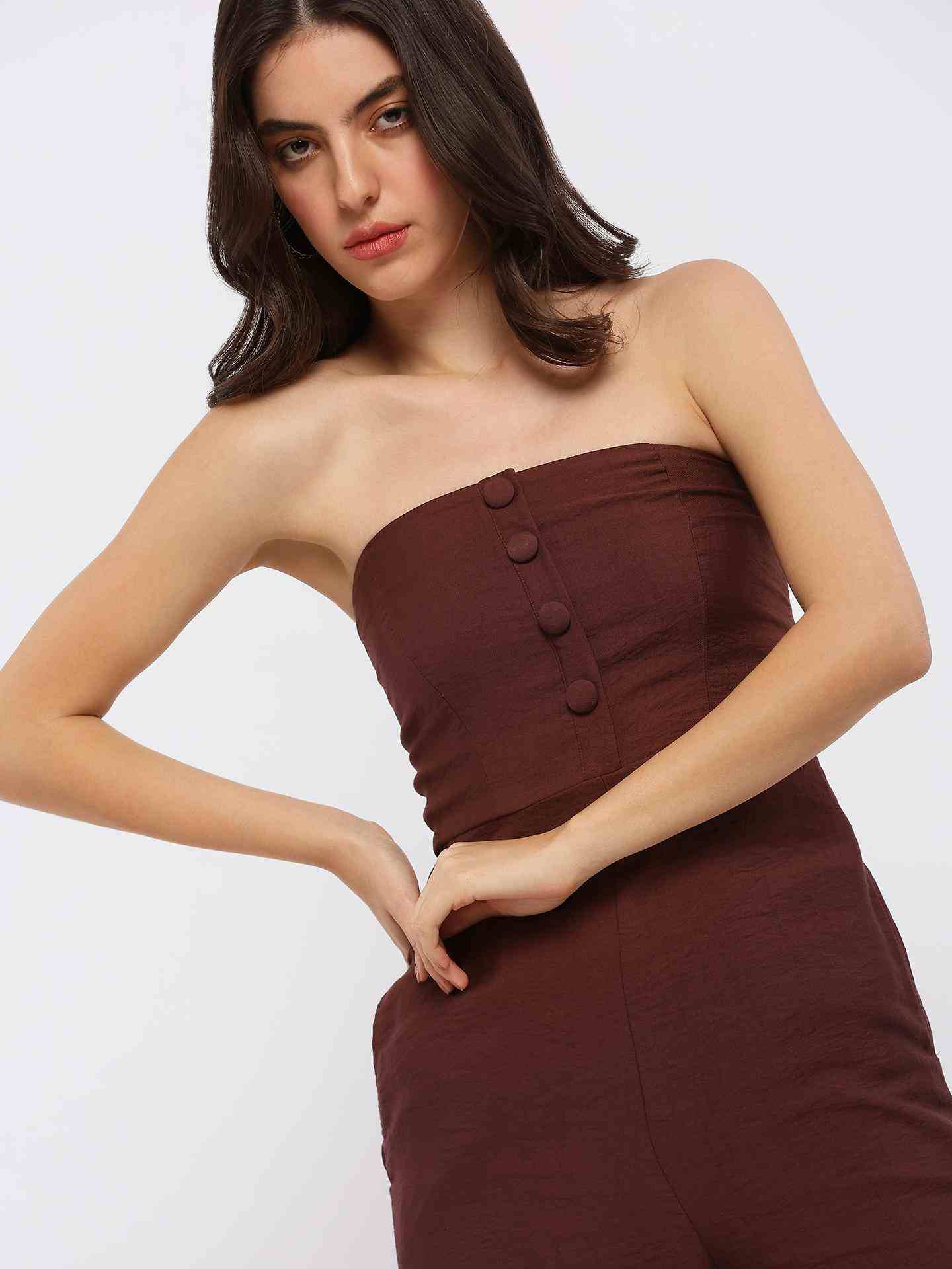 Brown Arabella Jumpsuit