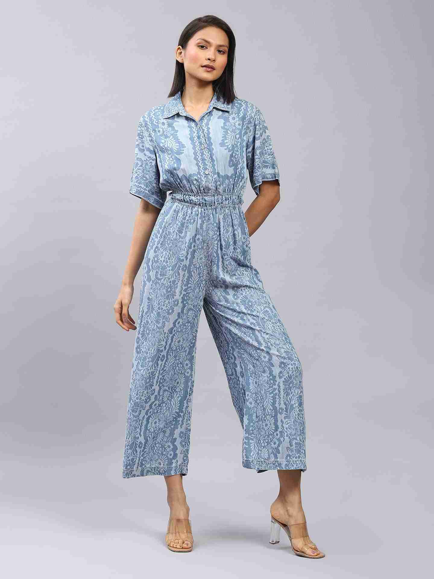Blue Dorian Jumpsuit