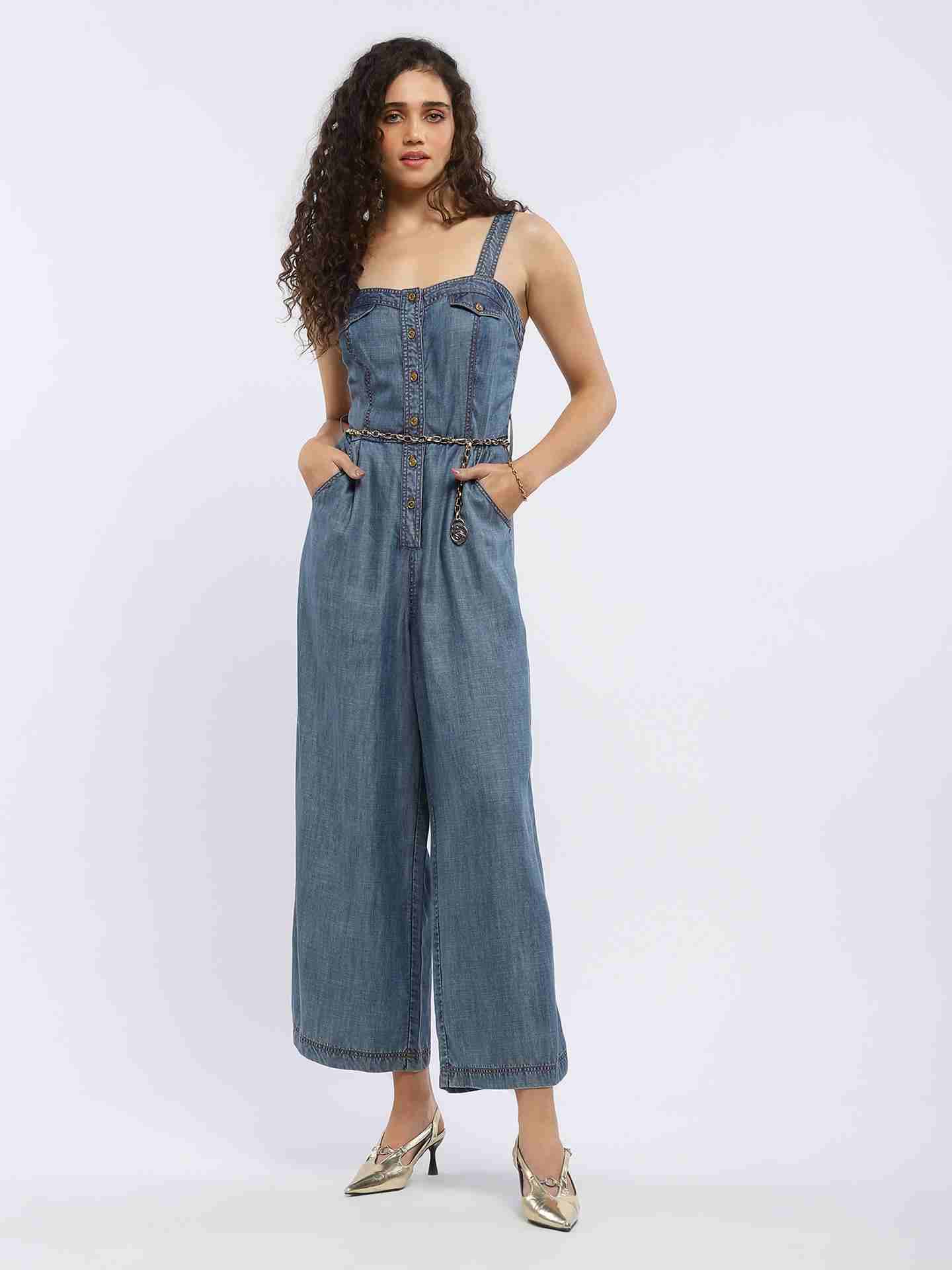 Blue Jolene Jumpsuit
